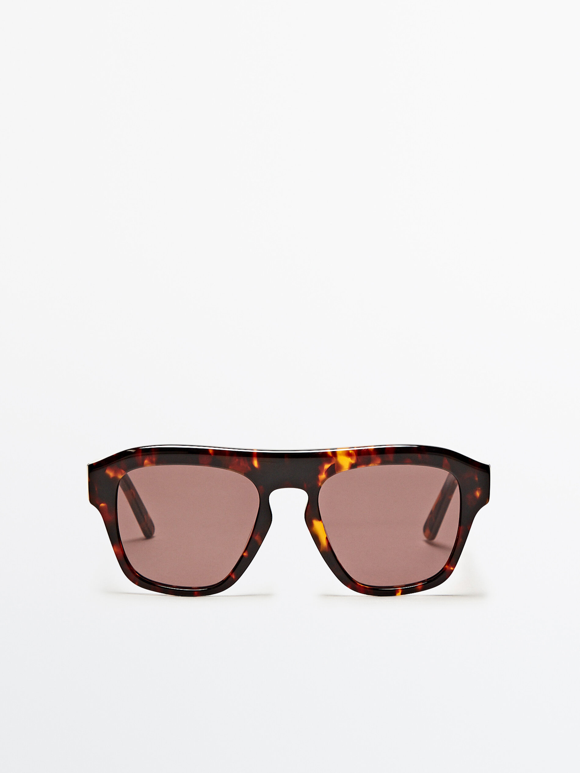 Gafas de sol carey navigator - MARRÓN