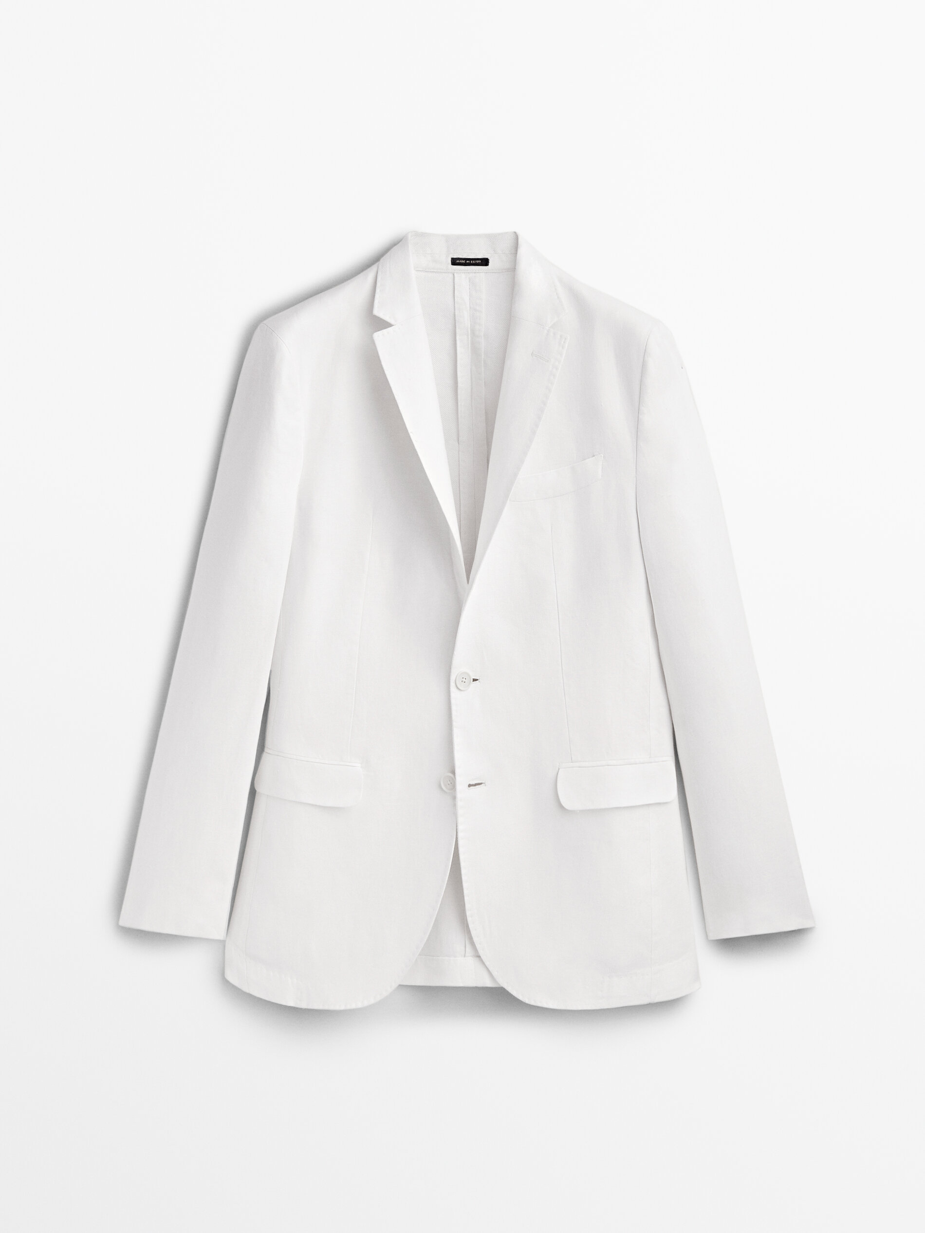 Americana traje 100% lino - BLANCO