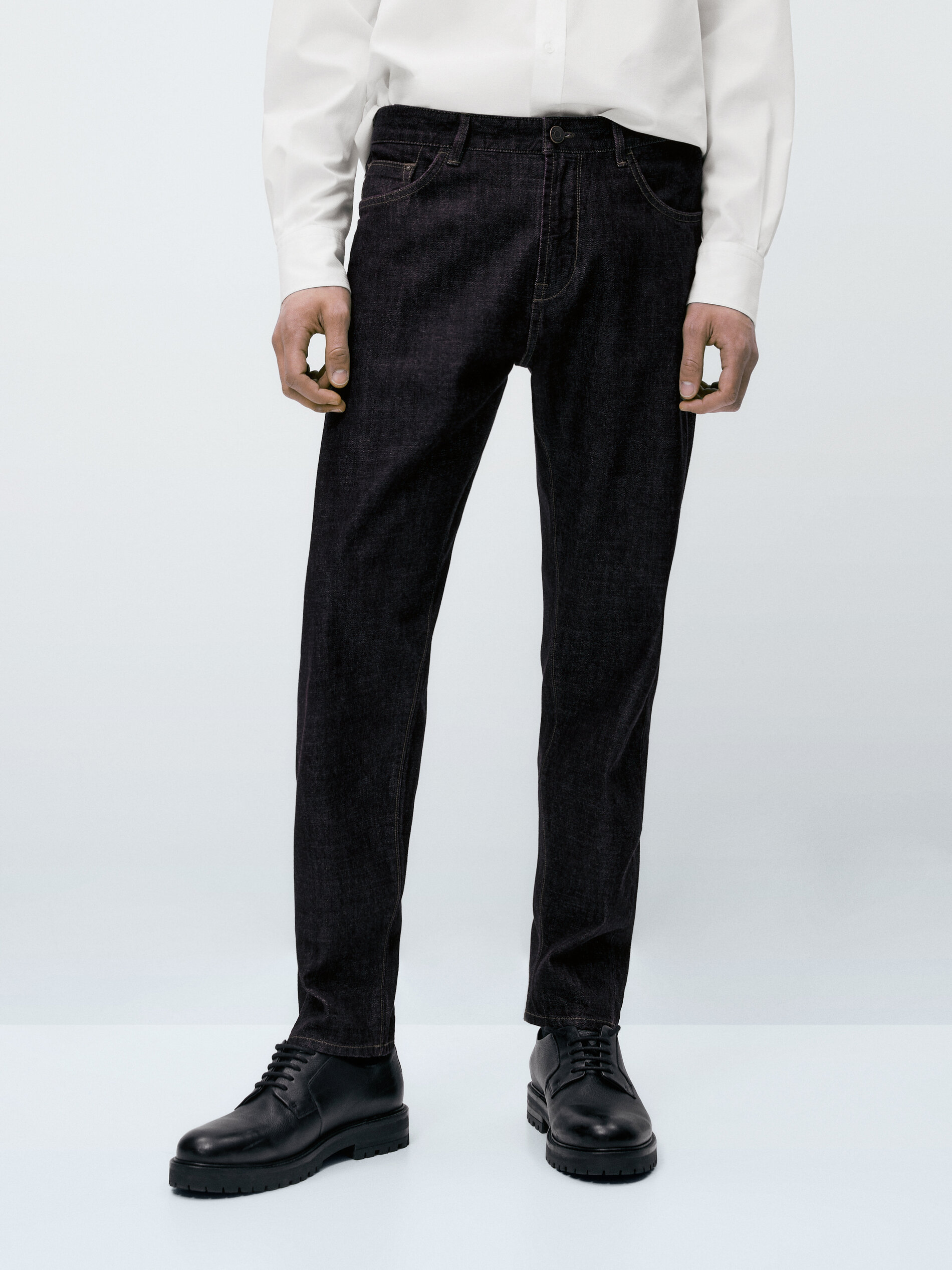Pantalón vaquero selvedge tapered fit - INDIGO