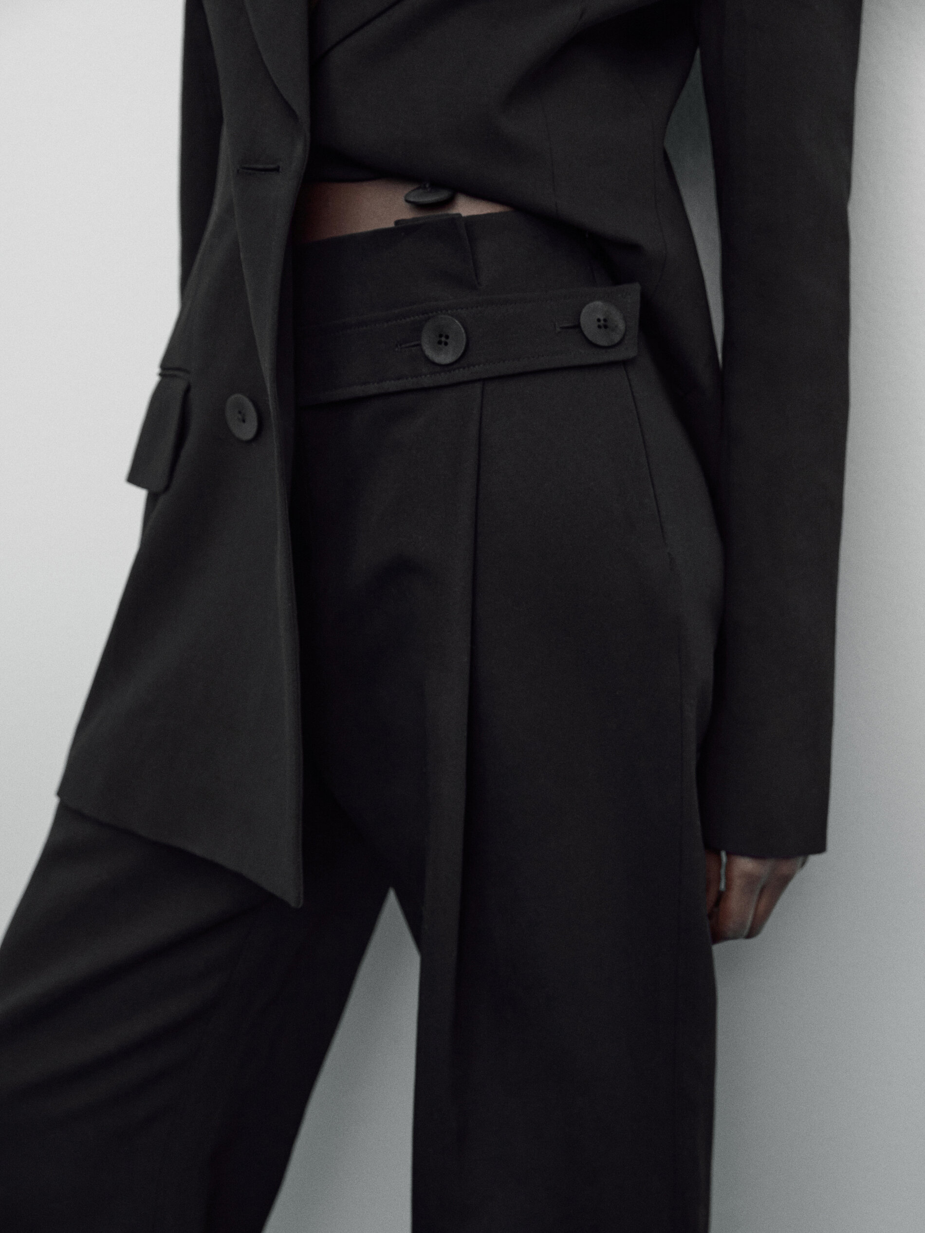 Pantalón traje negro Limited edition - NEGRO