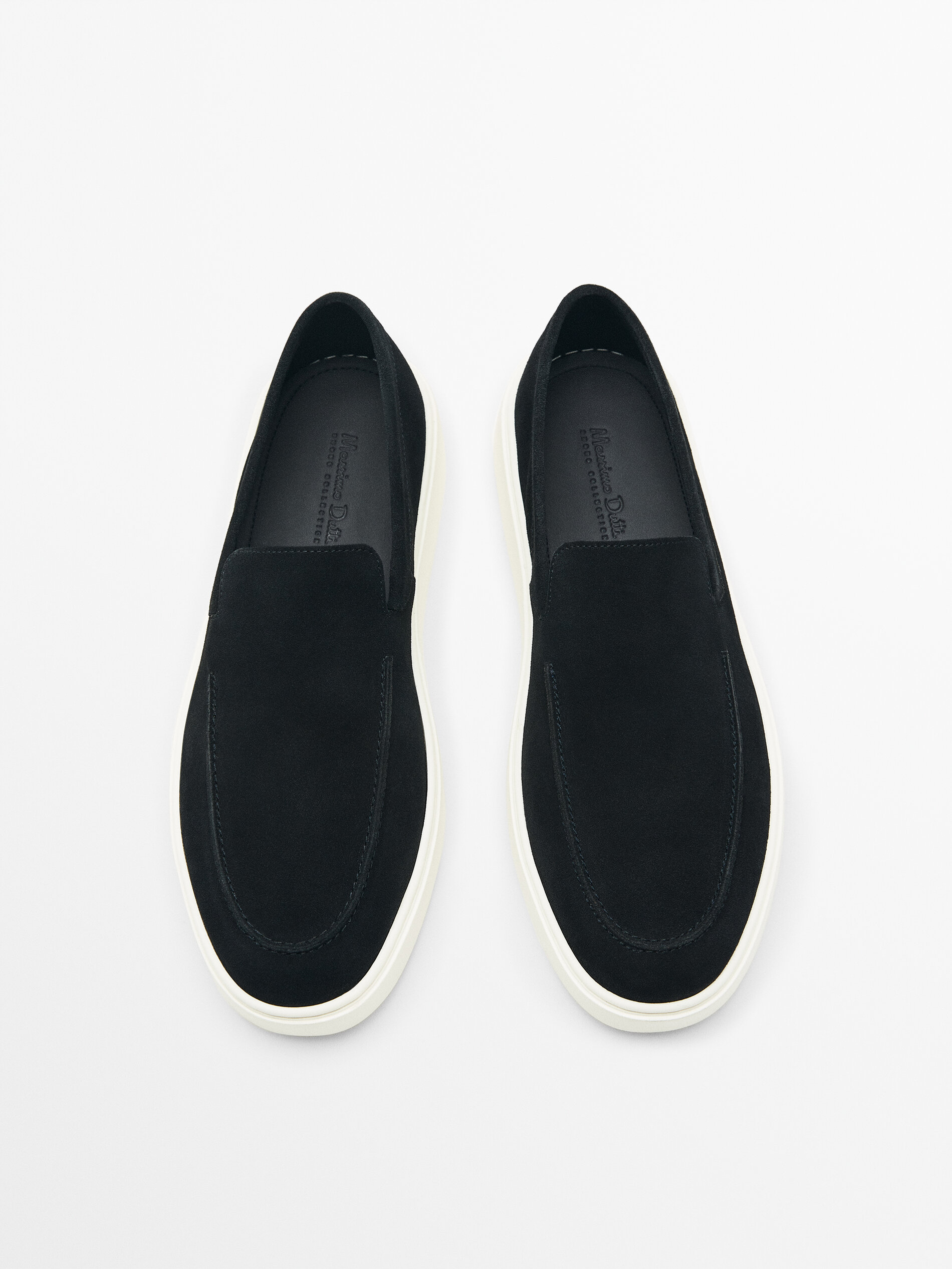 Mocasín soft serraje marino - AZUL