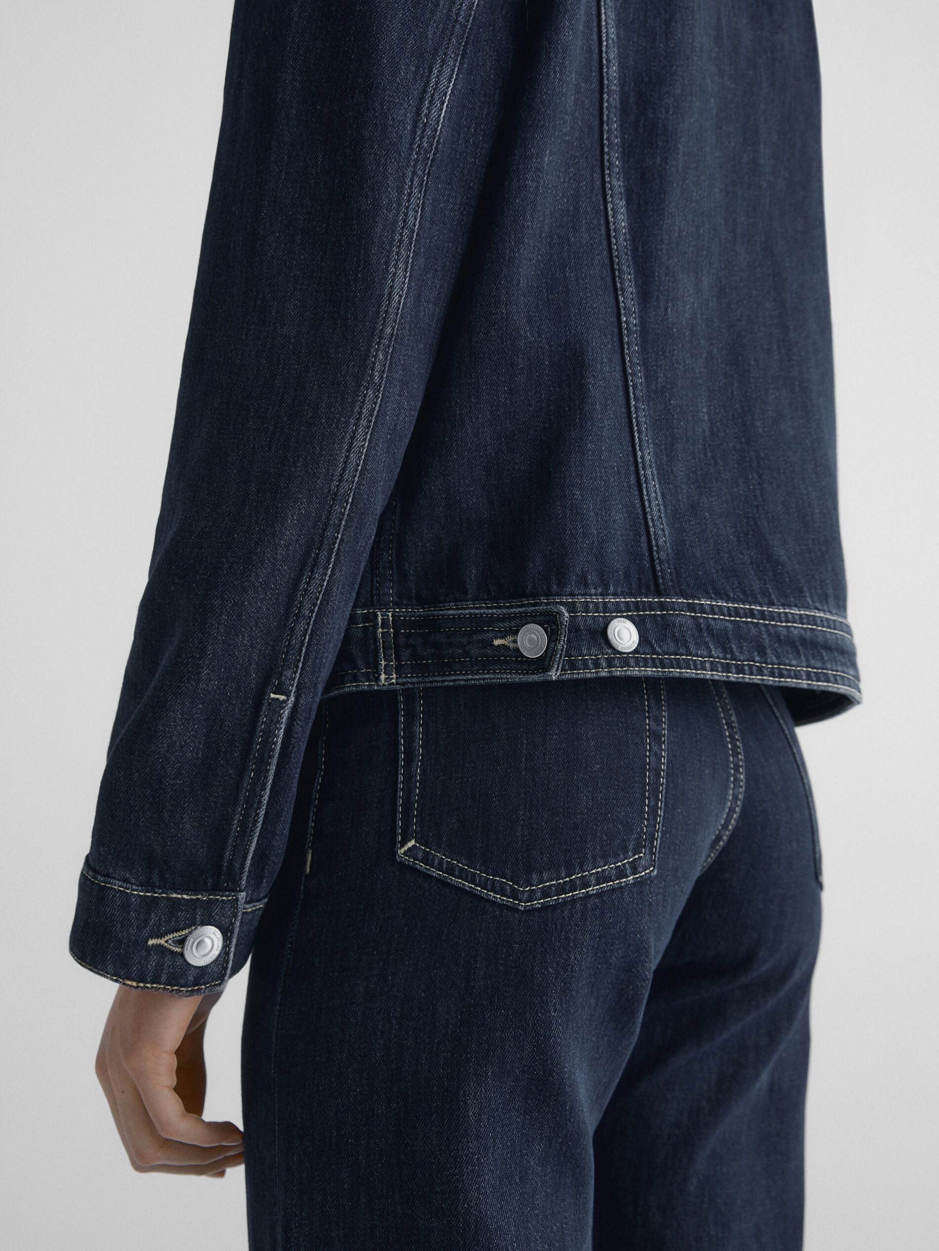 Cazadora vaquera trucker - AZUL OSCURO