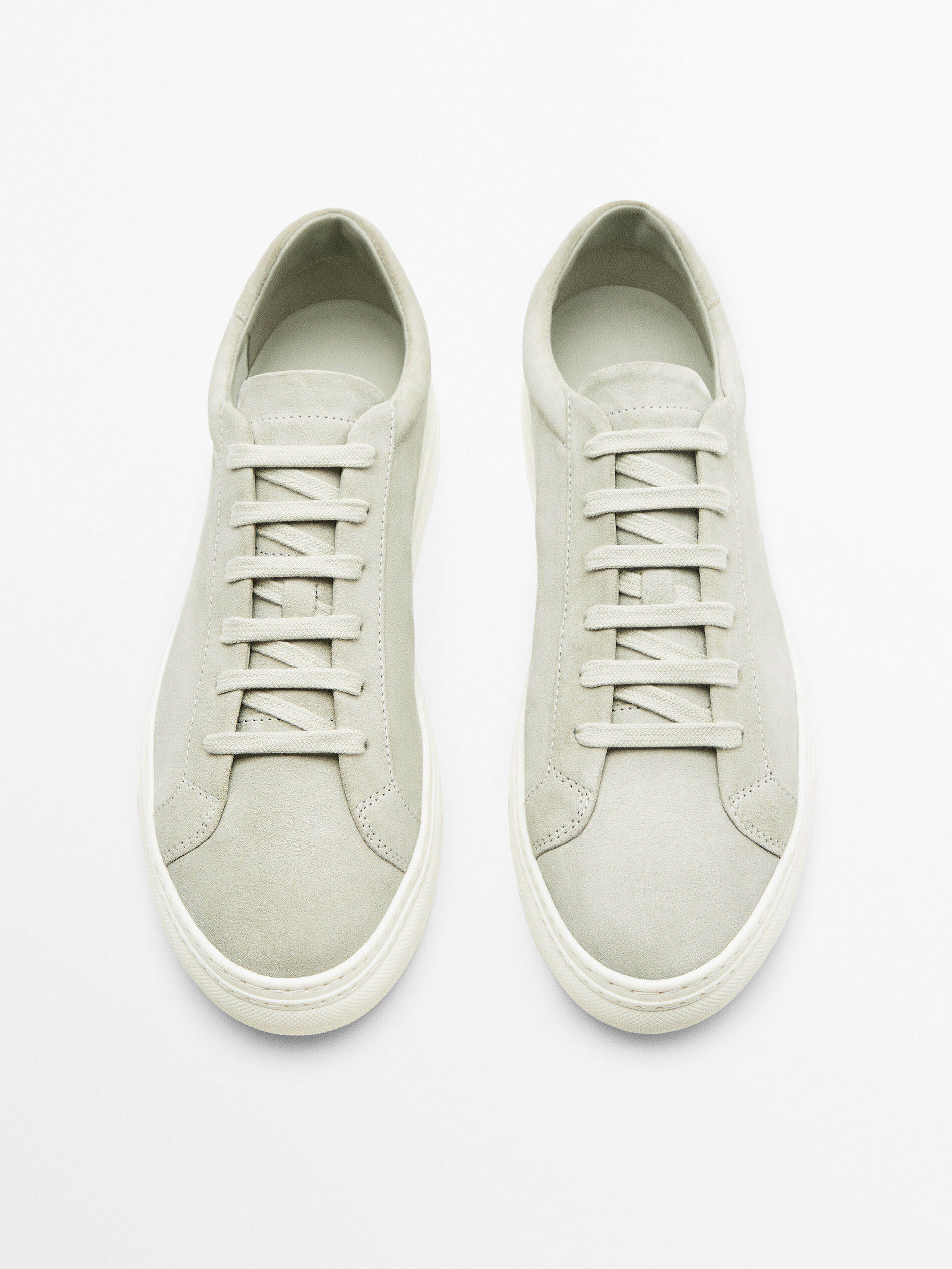 Deportivo piel serraje - BLANCO