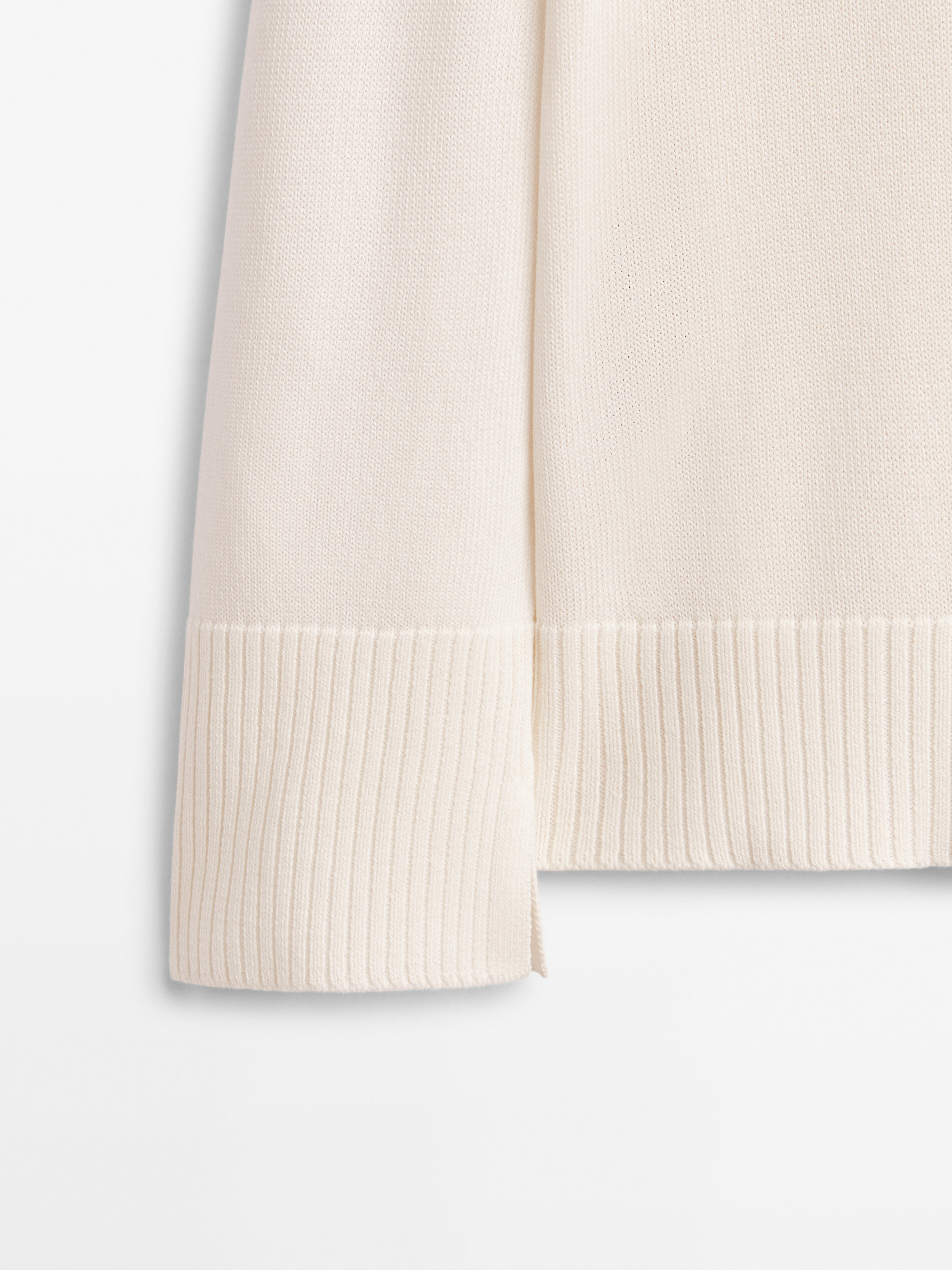 Cárdigan de punto botones - CRUDO