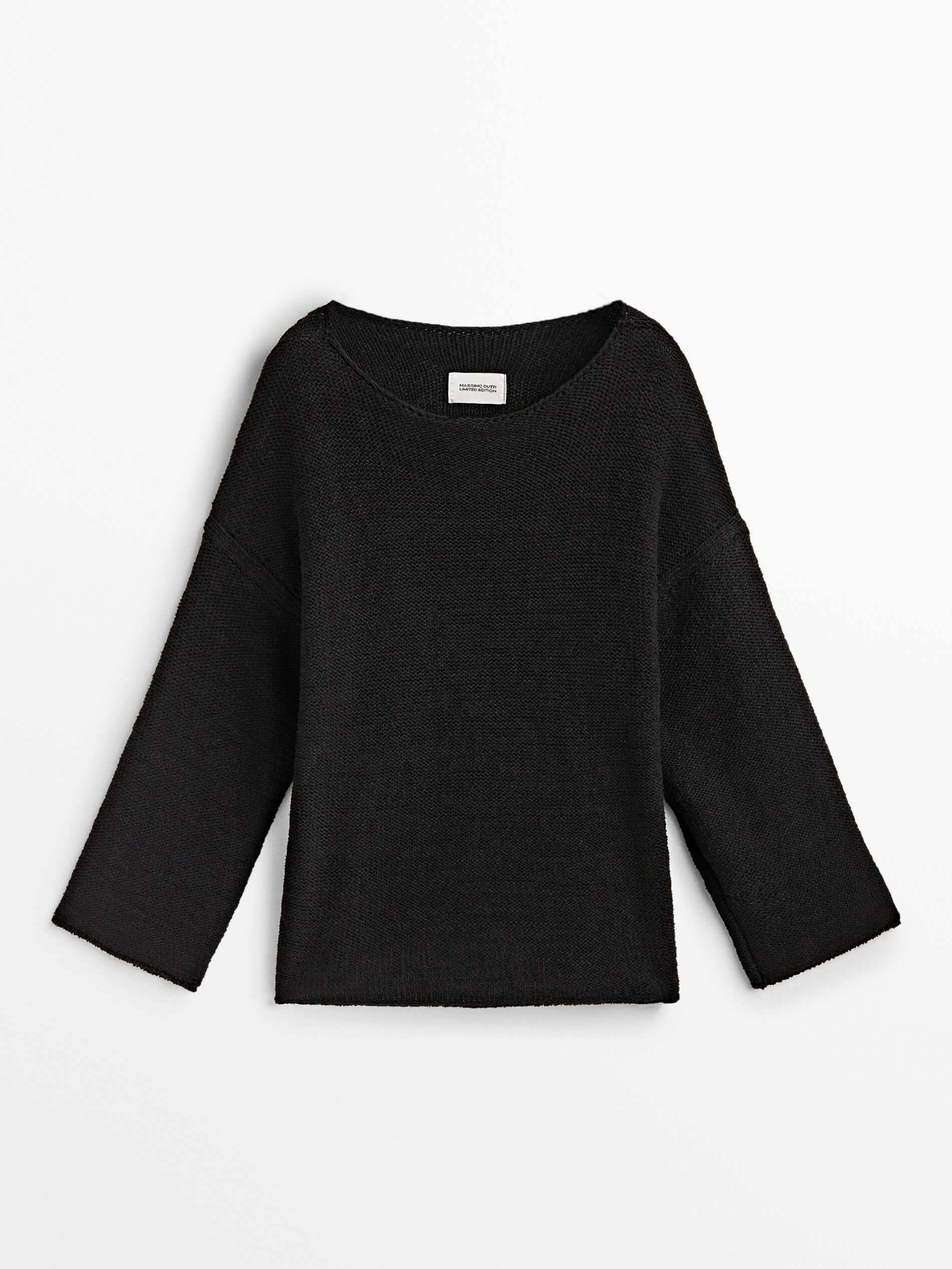 Jersey punto manga ancha Limited edition - NEGRO