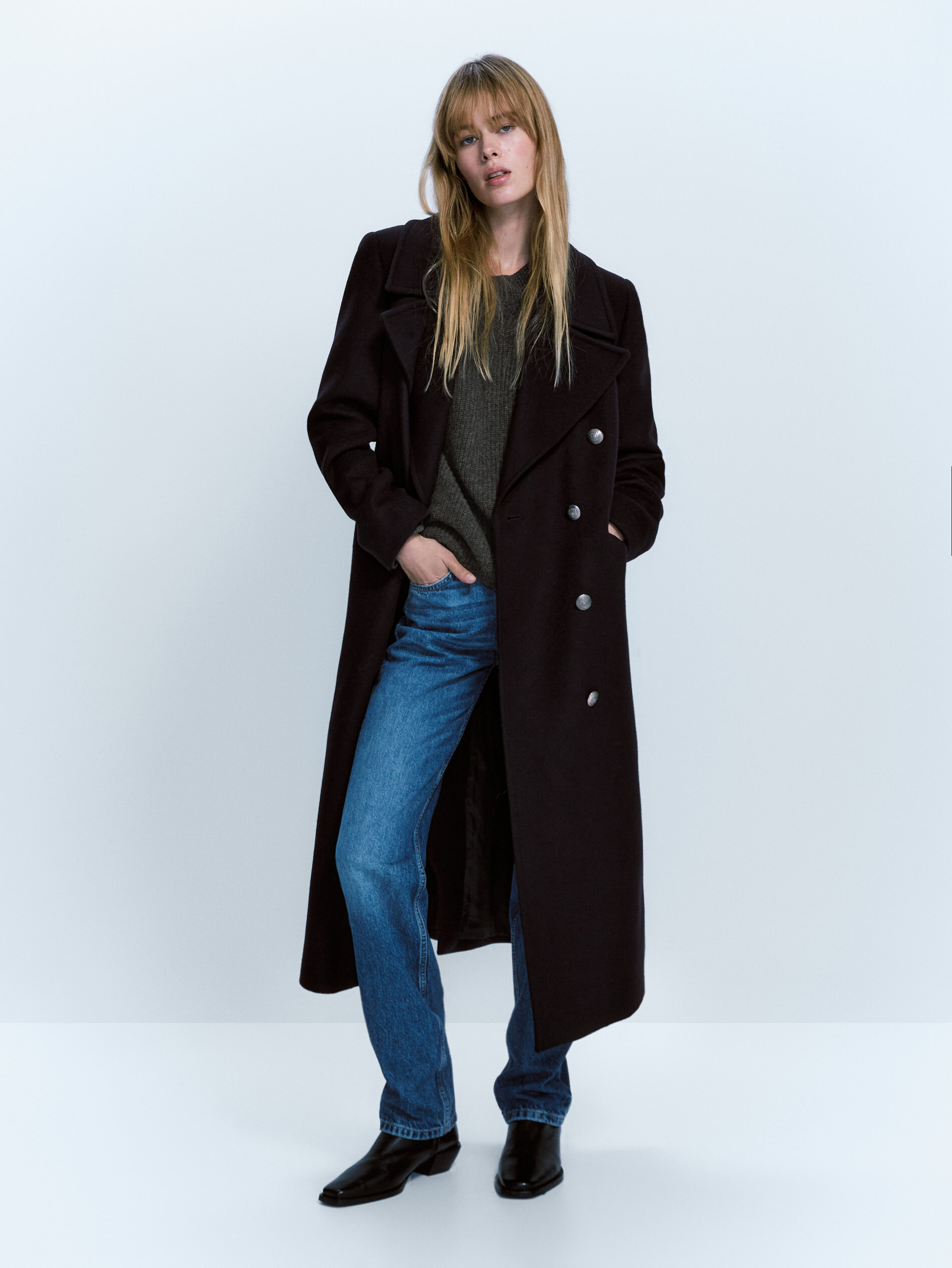 Jersey punto perlado cut out - GRISMEDIO