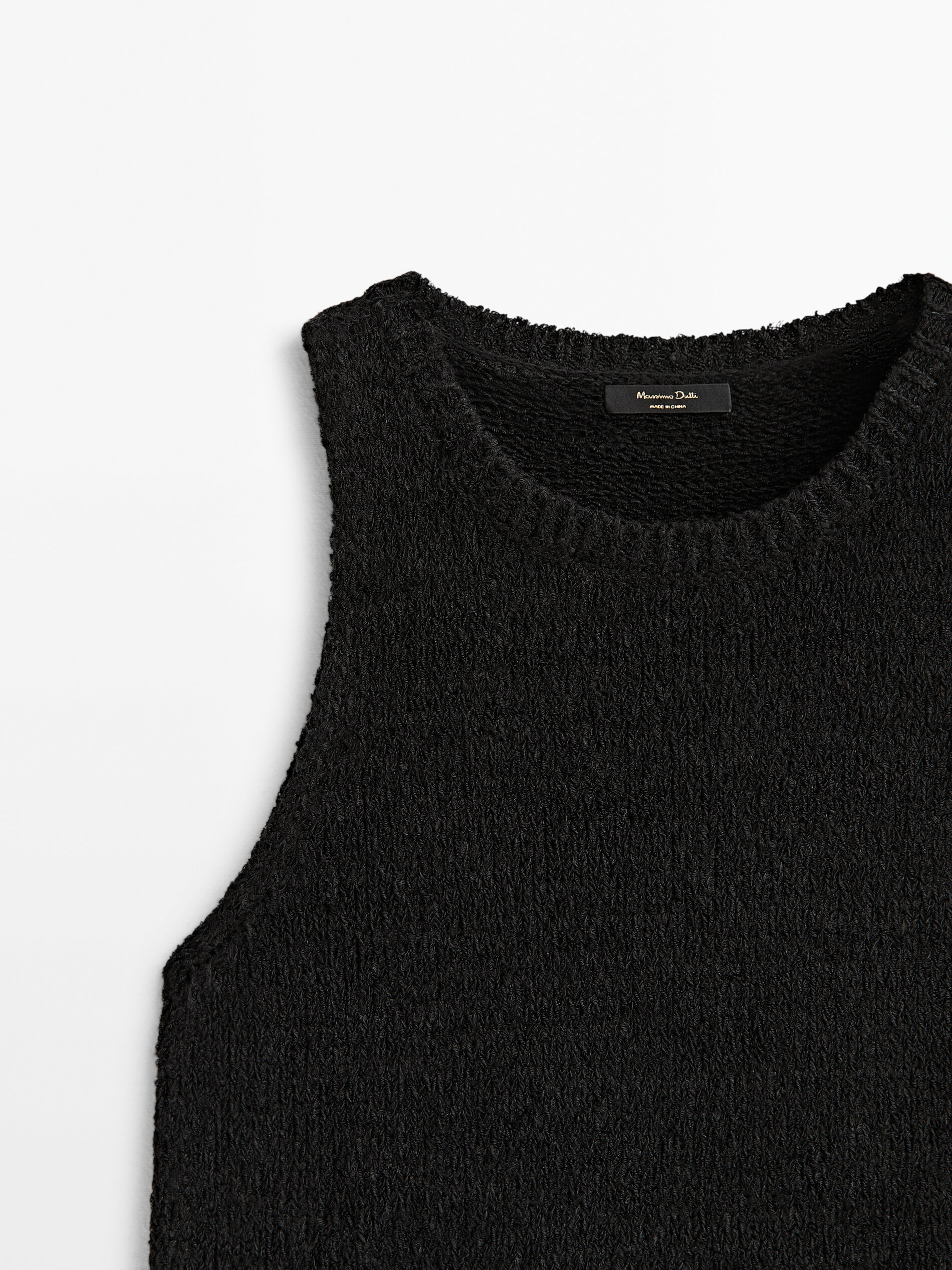 Top de punto negro - NEGRO