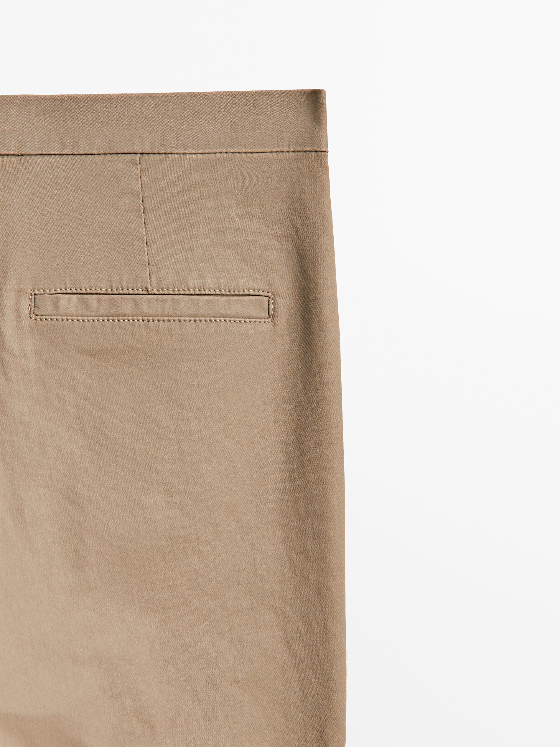 Pantalón legging encerado - TOSTADO