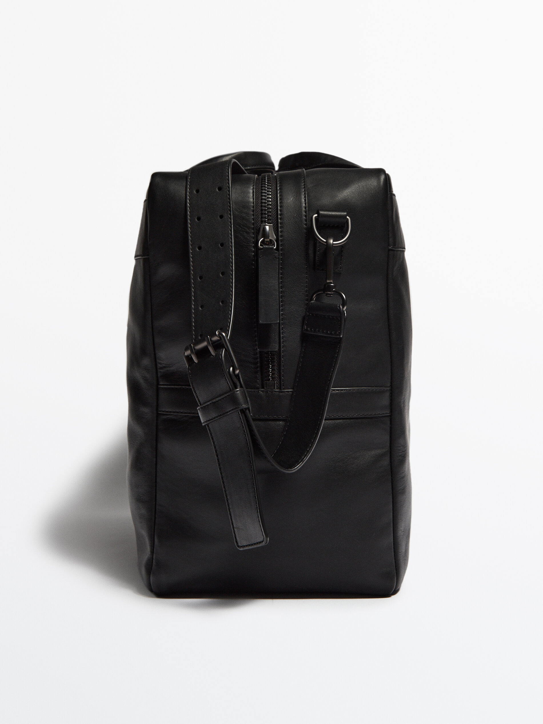 Bolso weekend piel -Studio - NEGRO