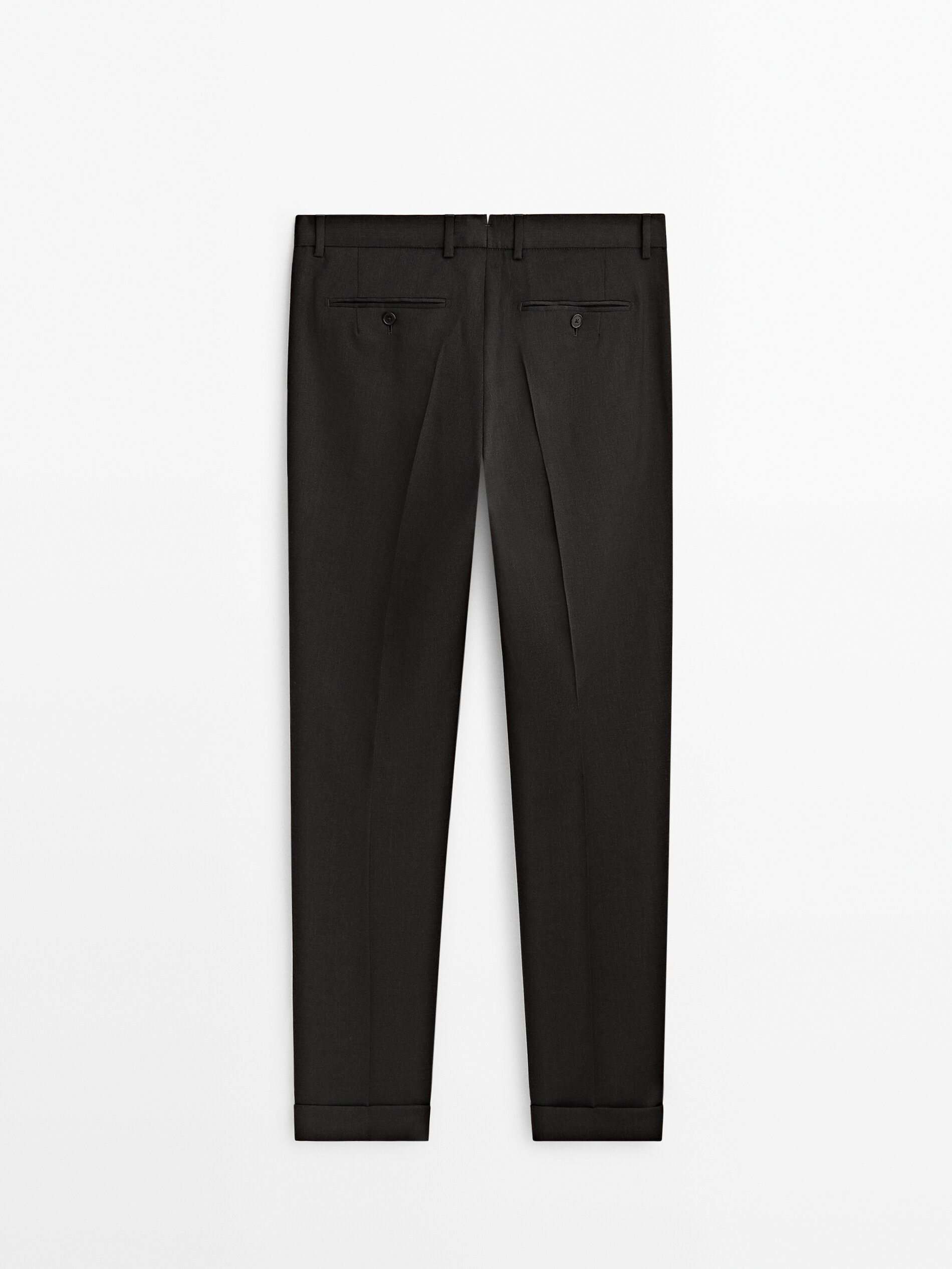 Pantalón traje lana gris - MARENGO