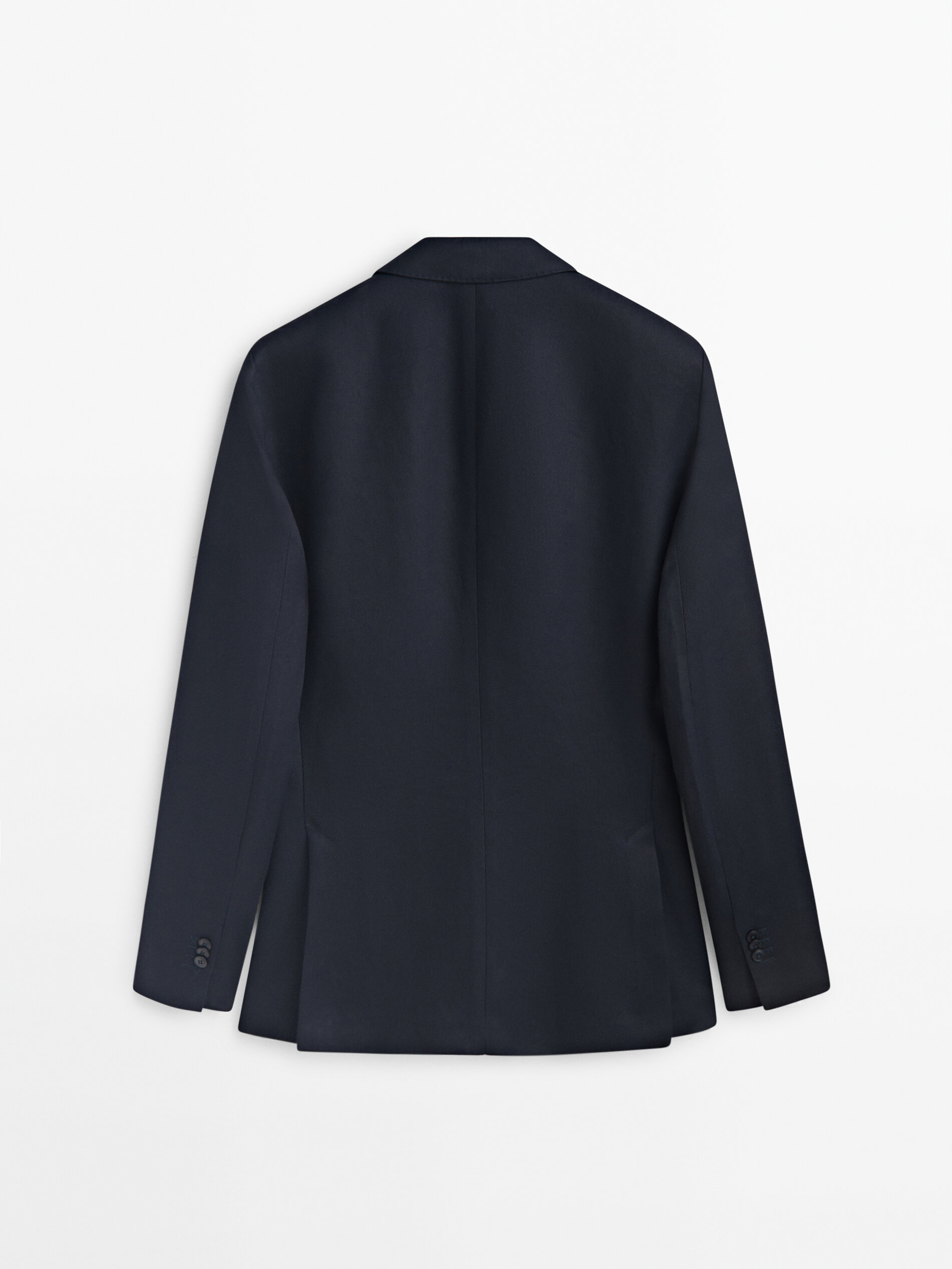 Americana traje azul marino 100% lino - AZUL MARINO