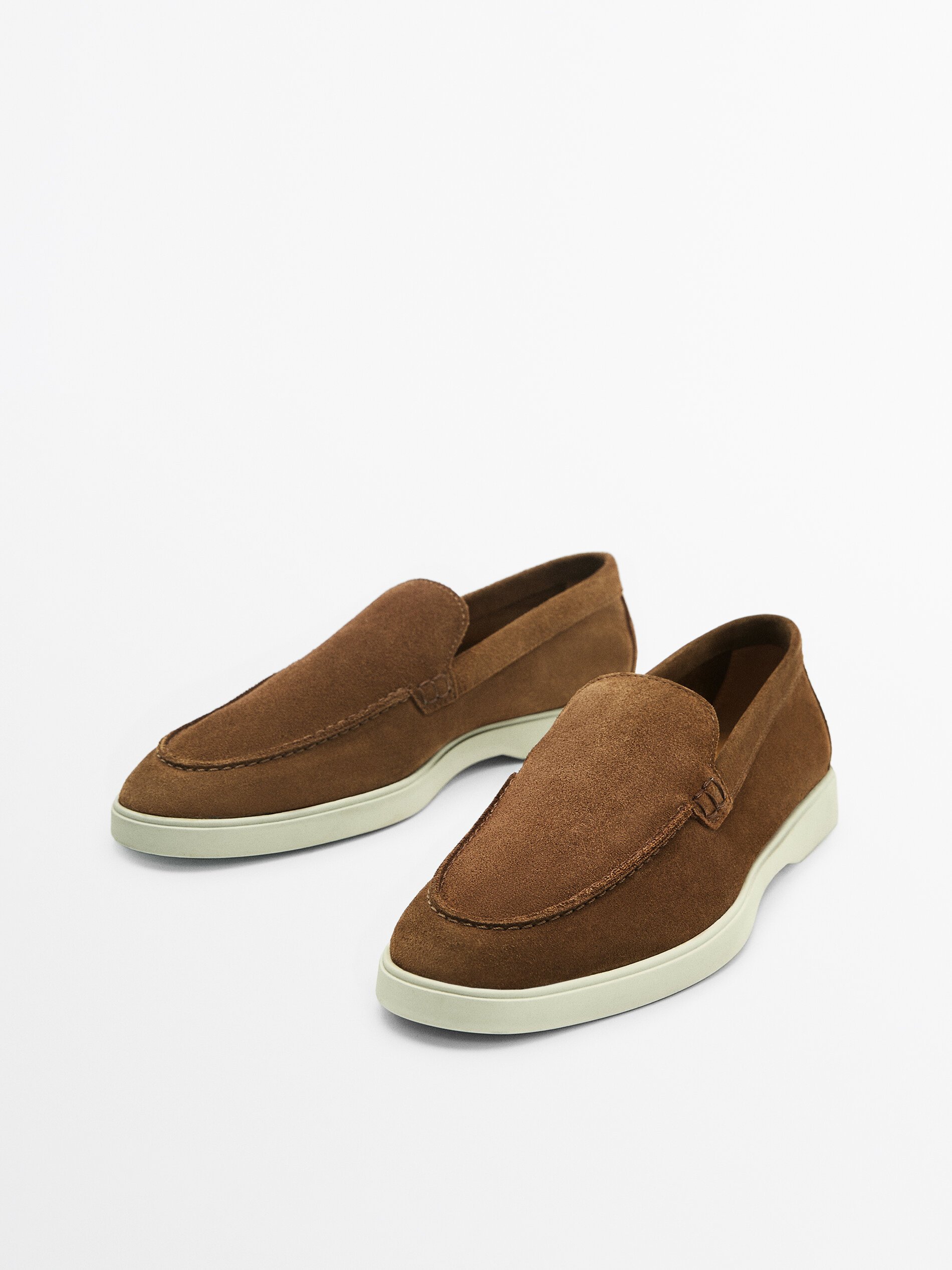 MOCASÍN PIEL SERRAJE - MARRÓN