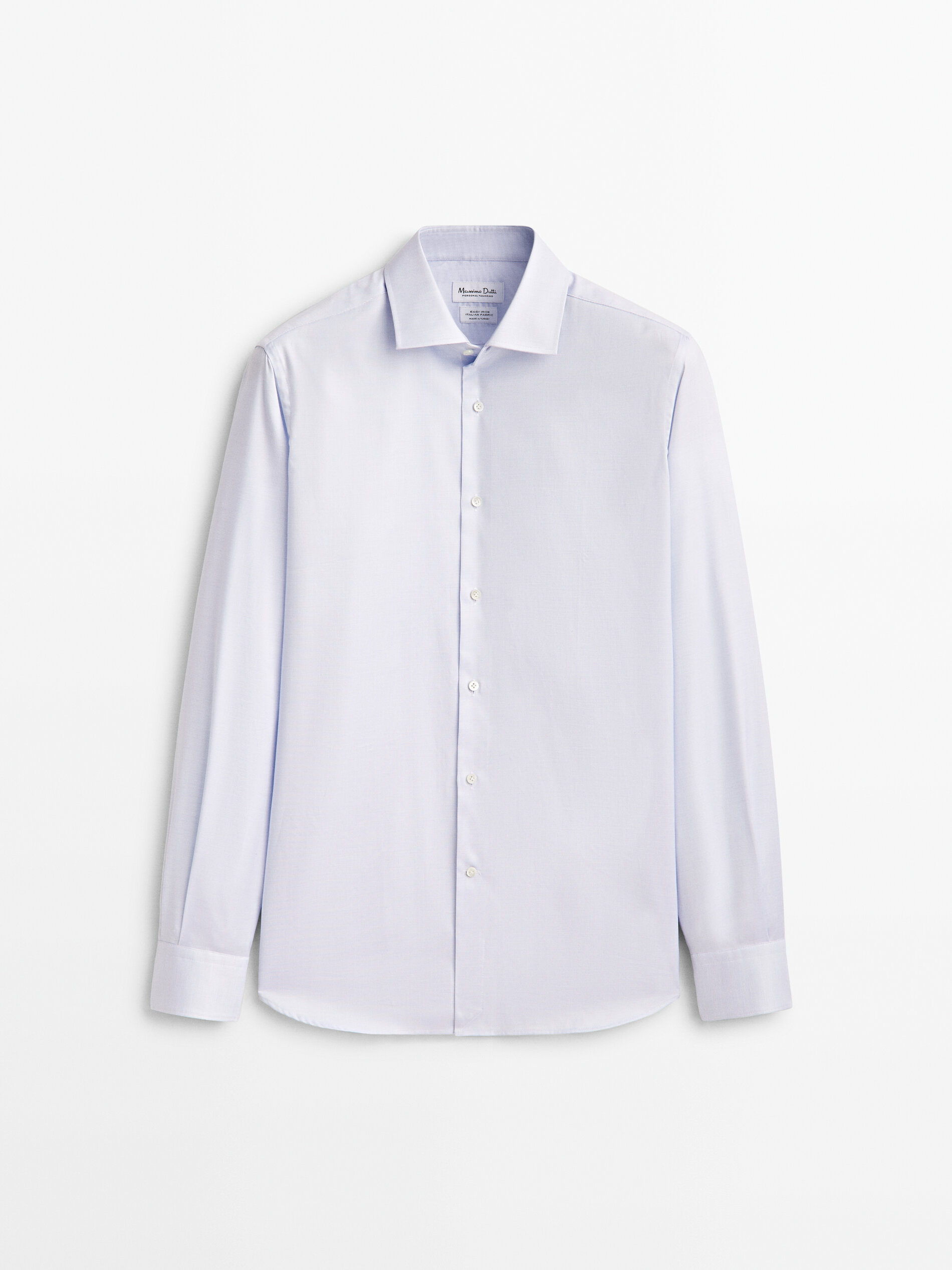 Camisa estructura easy iron slim fit - CELESTE