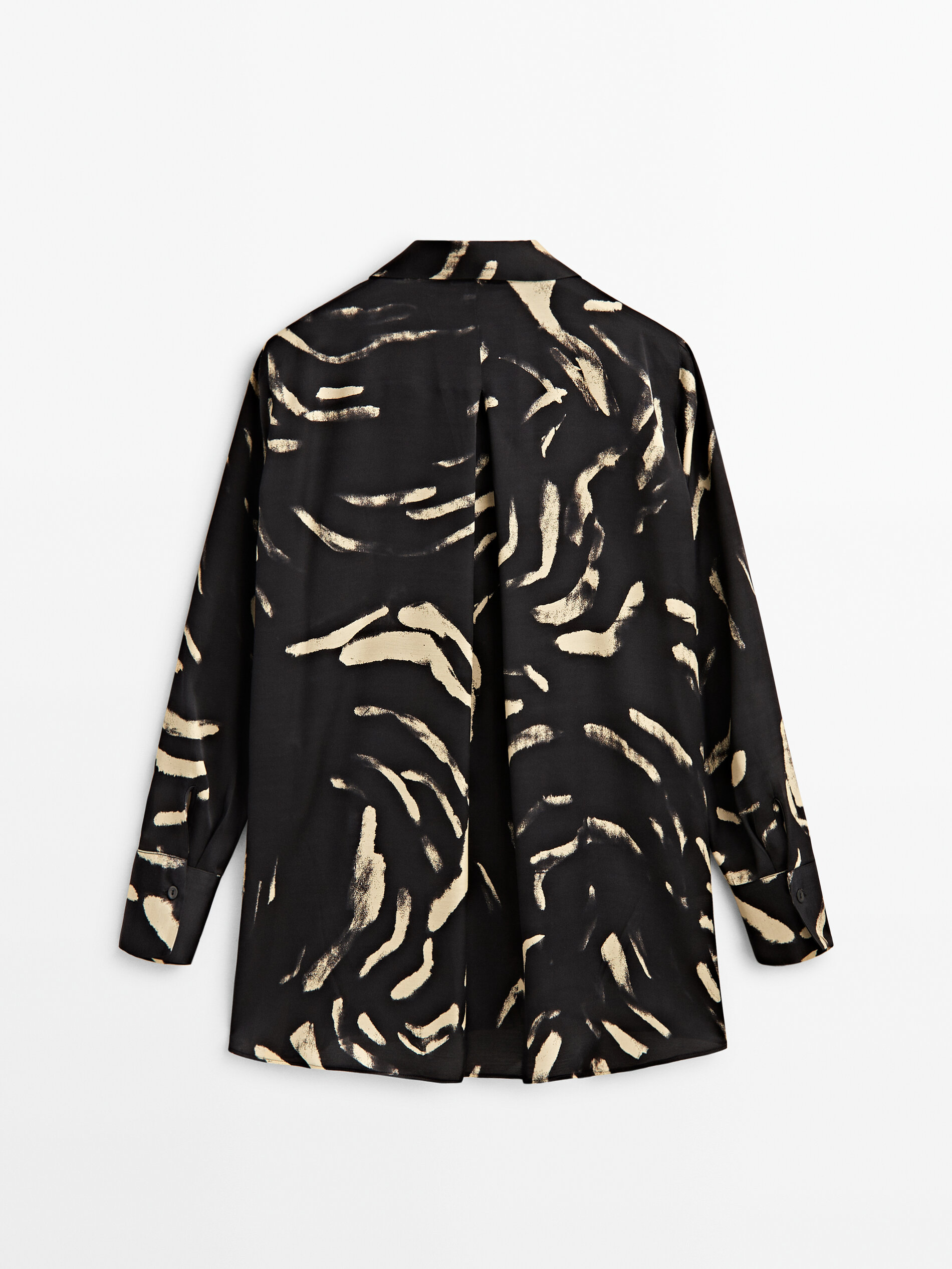 Camisa estampado animal - NEGRO