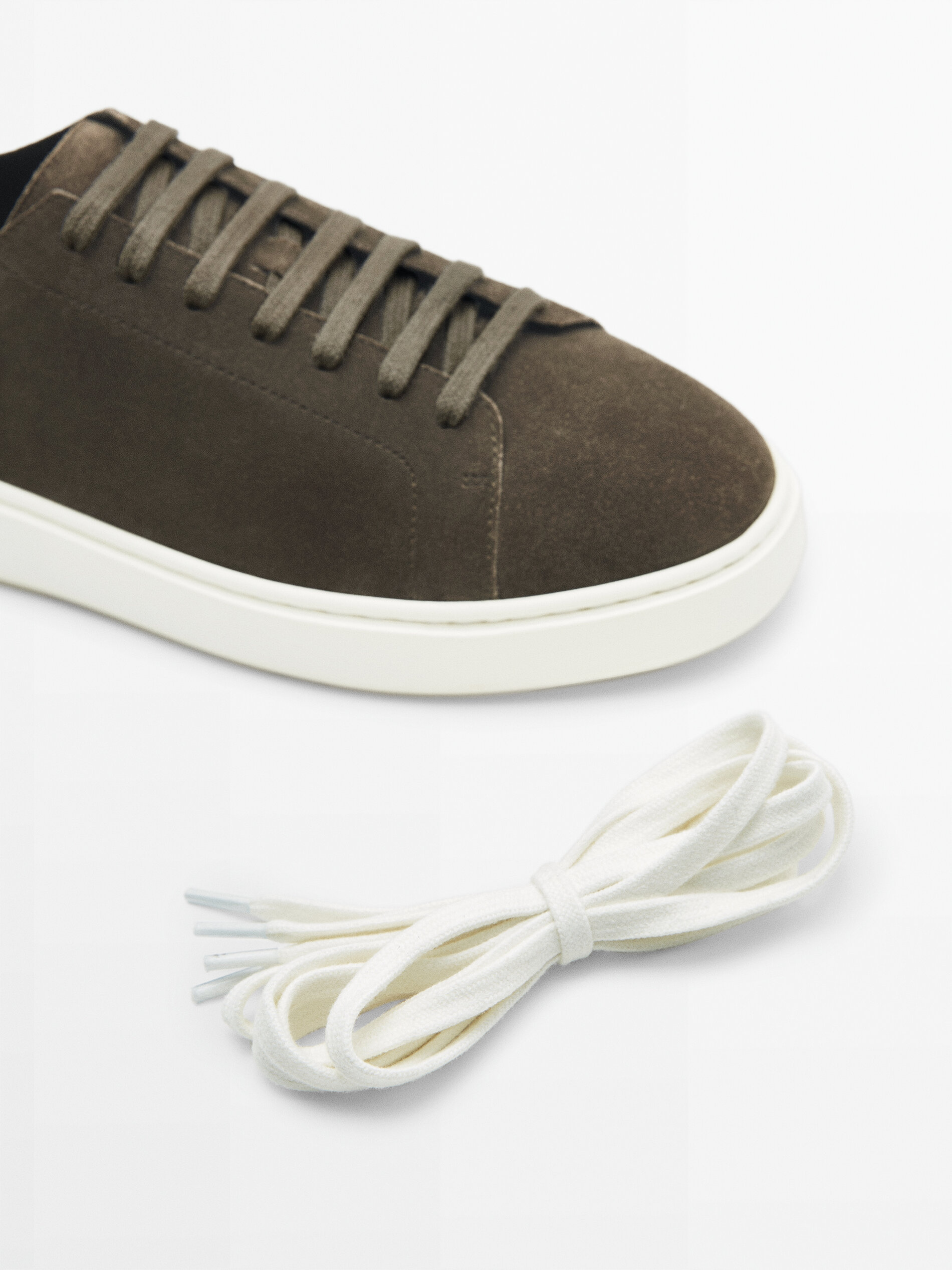 Deportivo soft serraje - MARRÓN