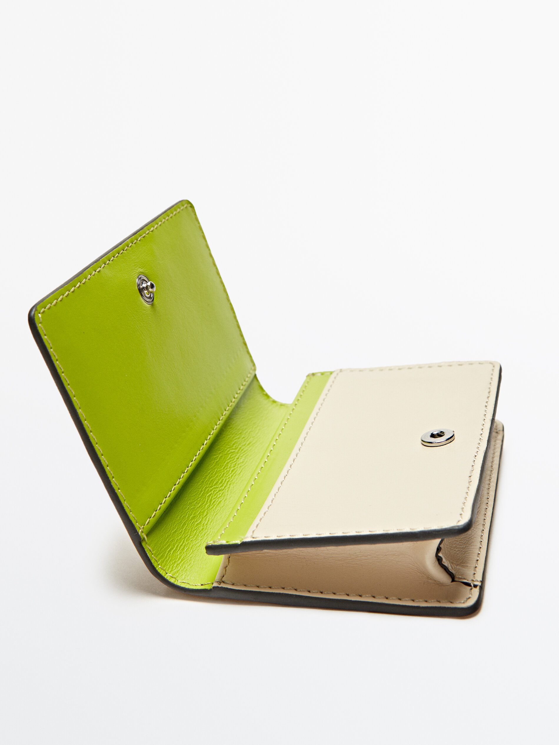 Cartera piel napa - BLANCO