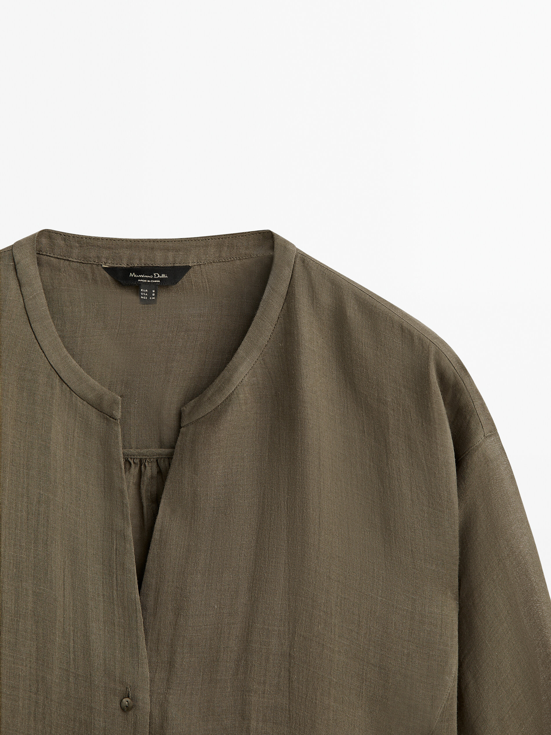 Blusón 100% ramio - KAKI