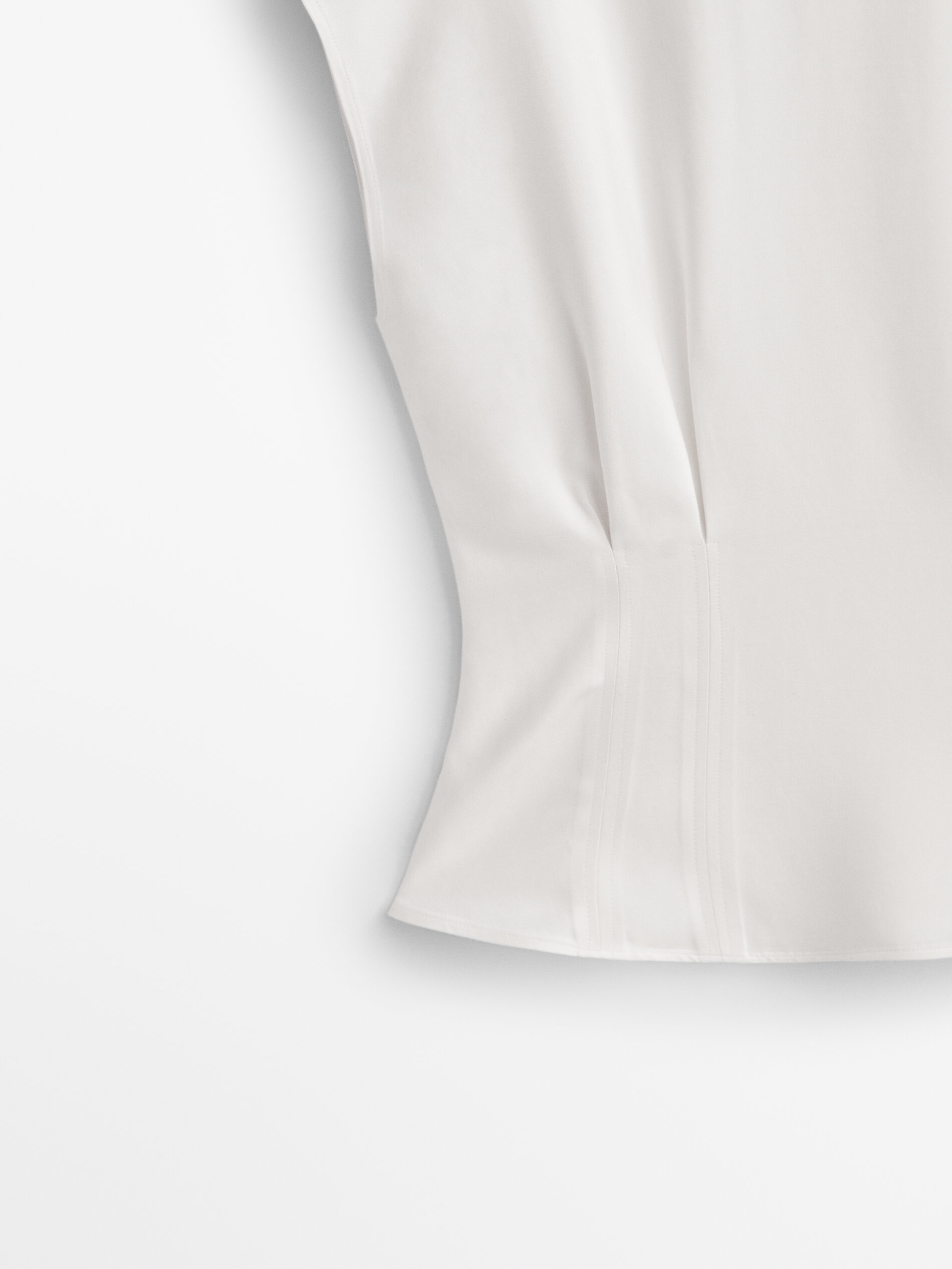 Top pinzas cintura - CRUDO