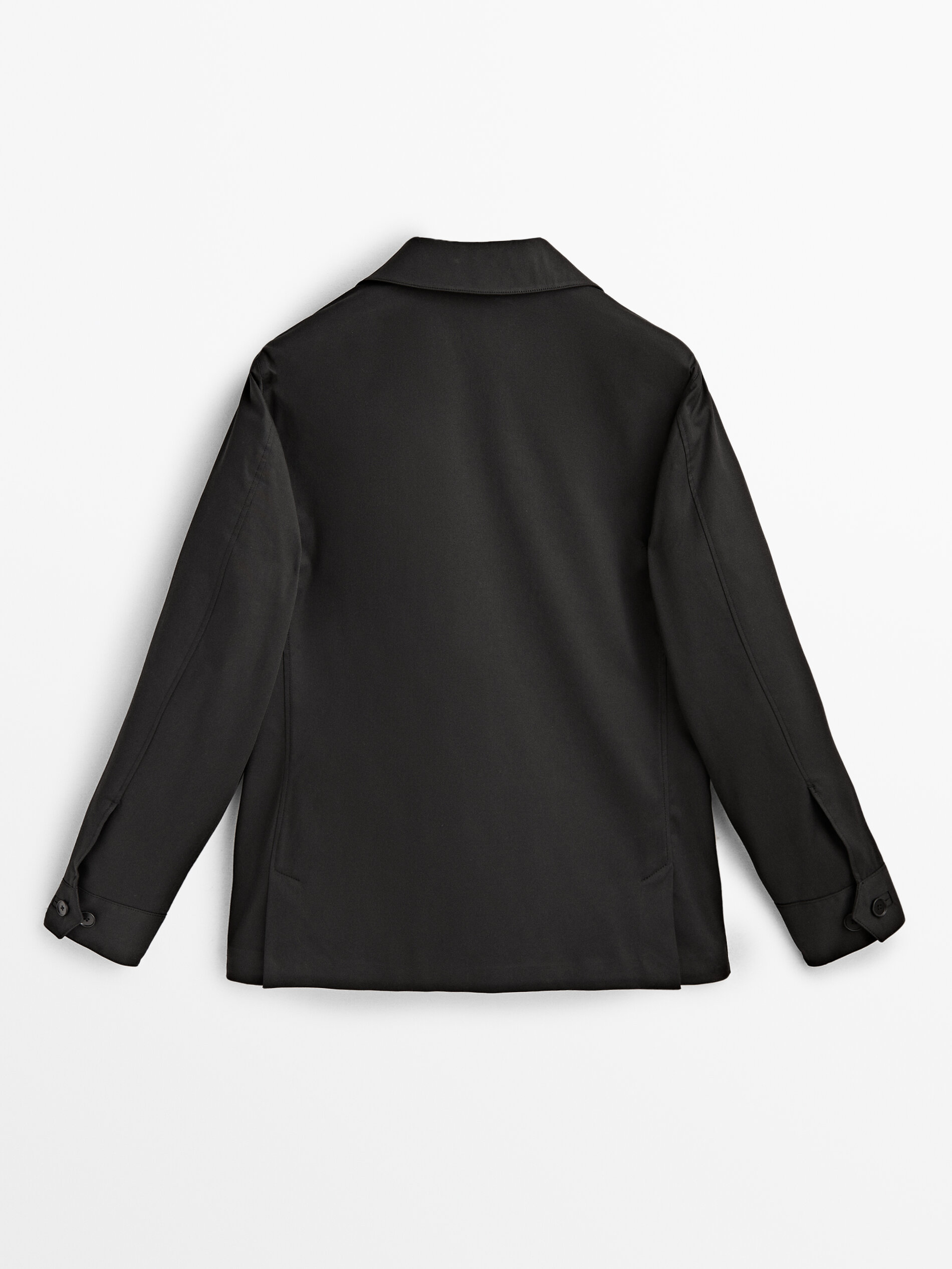 Sobrecamisa mezcla algodón -Studio - NEGRO