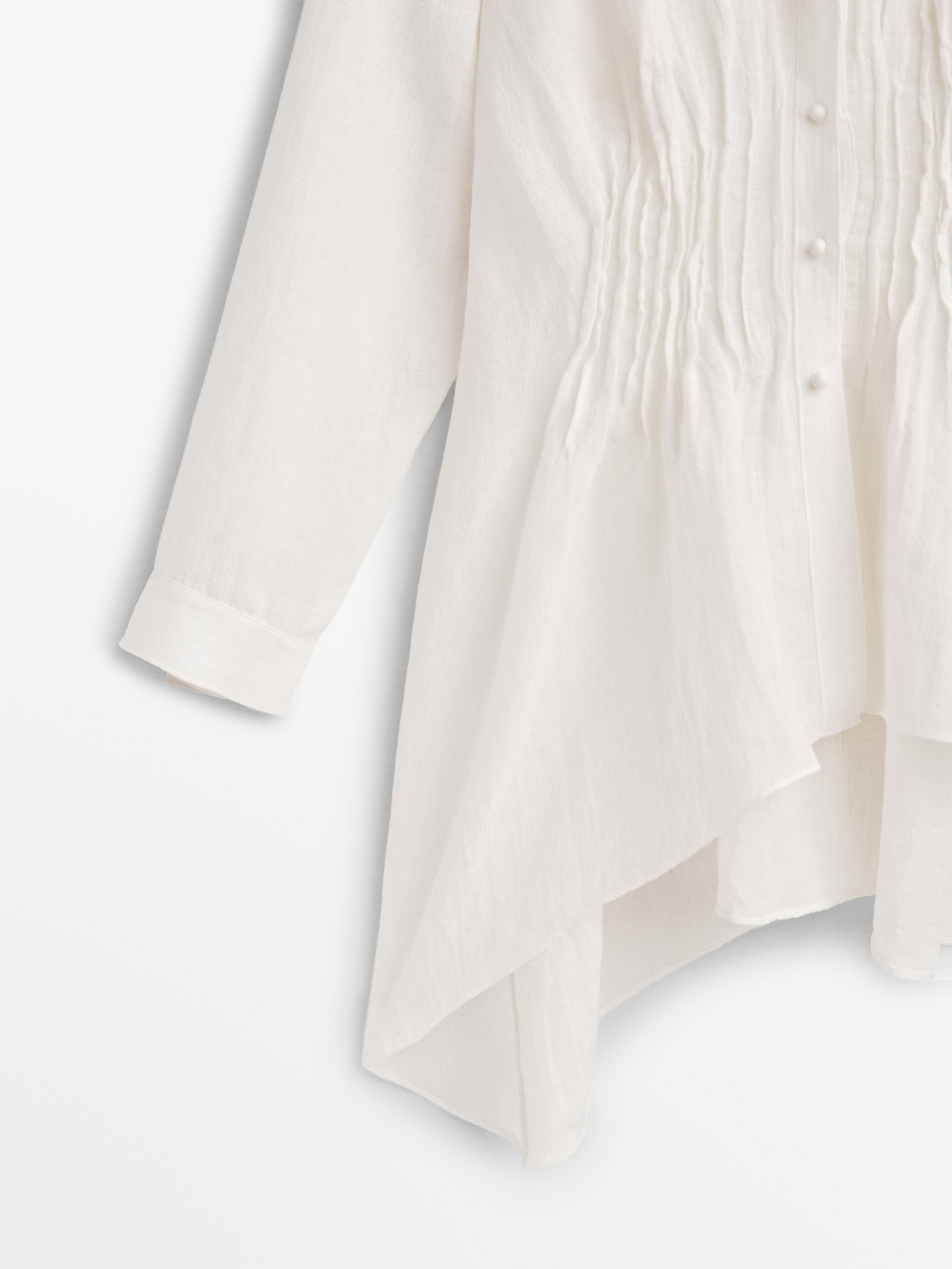 Camisa pliegues Limited Edition - CRUDO