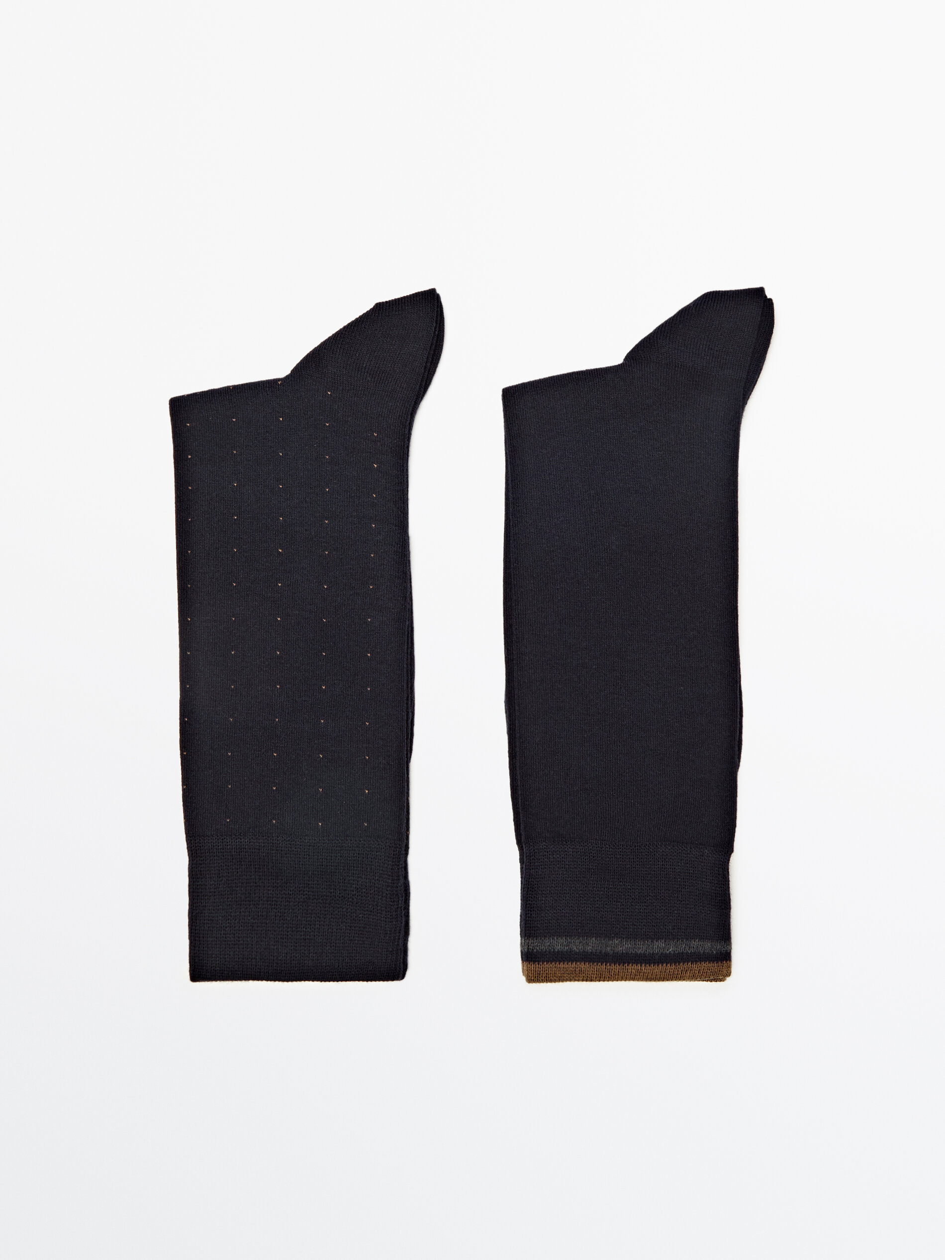 Pack 2 calcetines combinados - AZUL MARINO