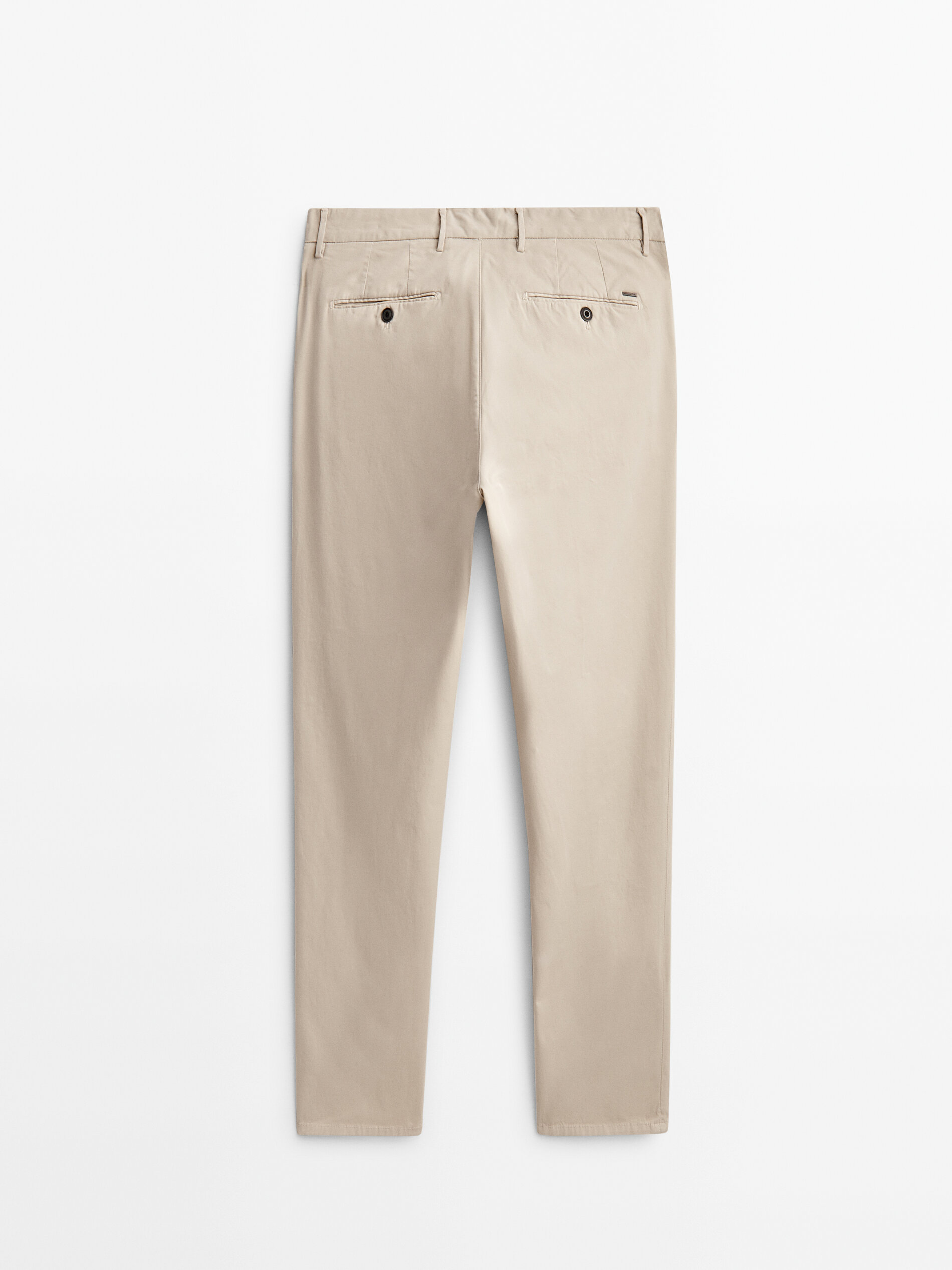 Pantalón chino slim fit - Beige Claro