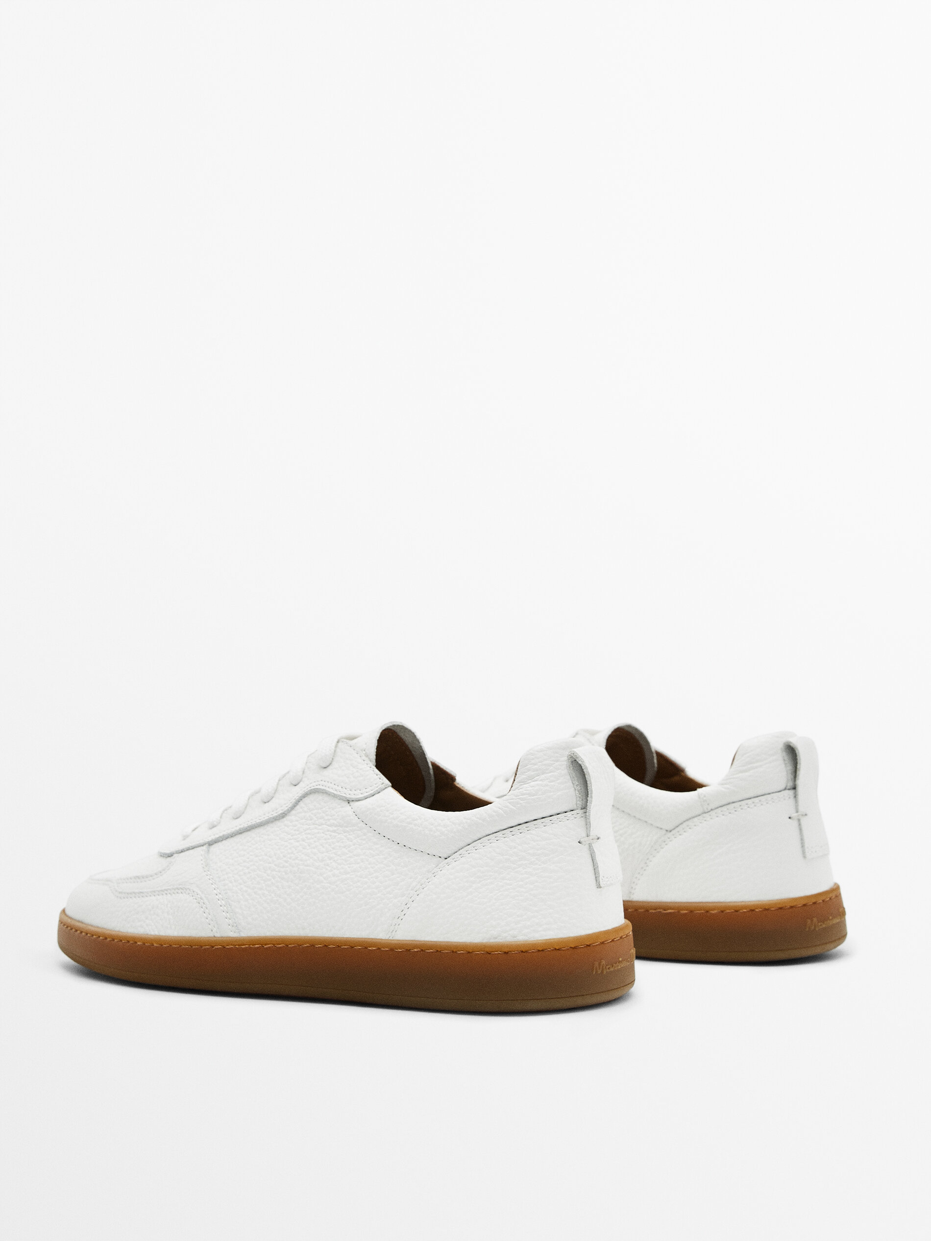 Deportivo piel napa - BLANCO