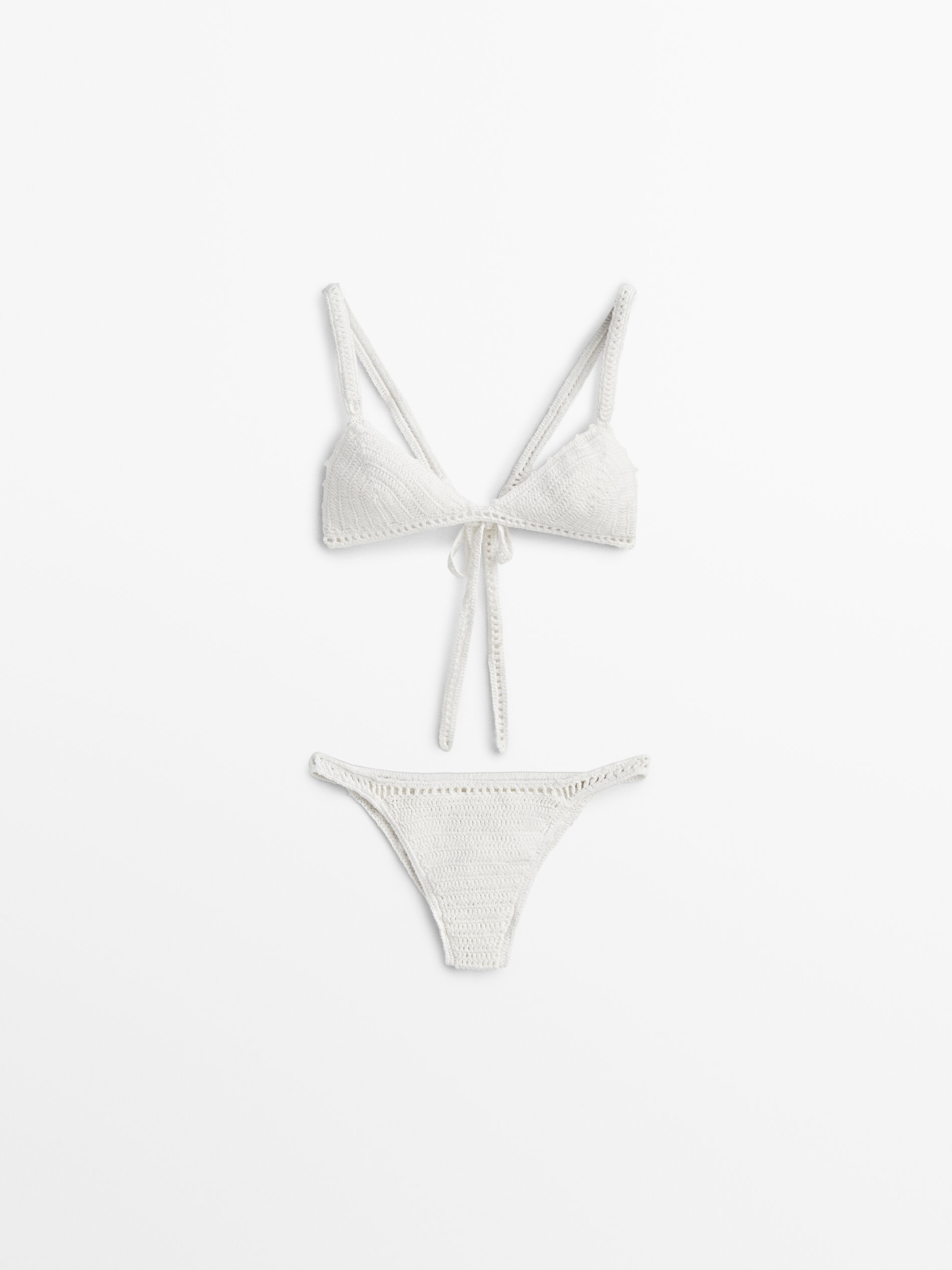 Set bikini punto crochet - CRUDO