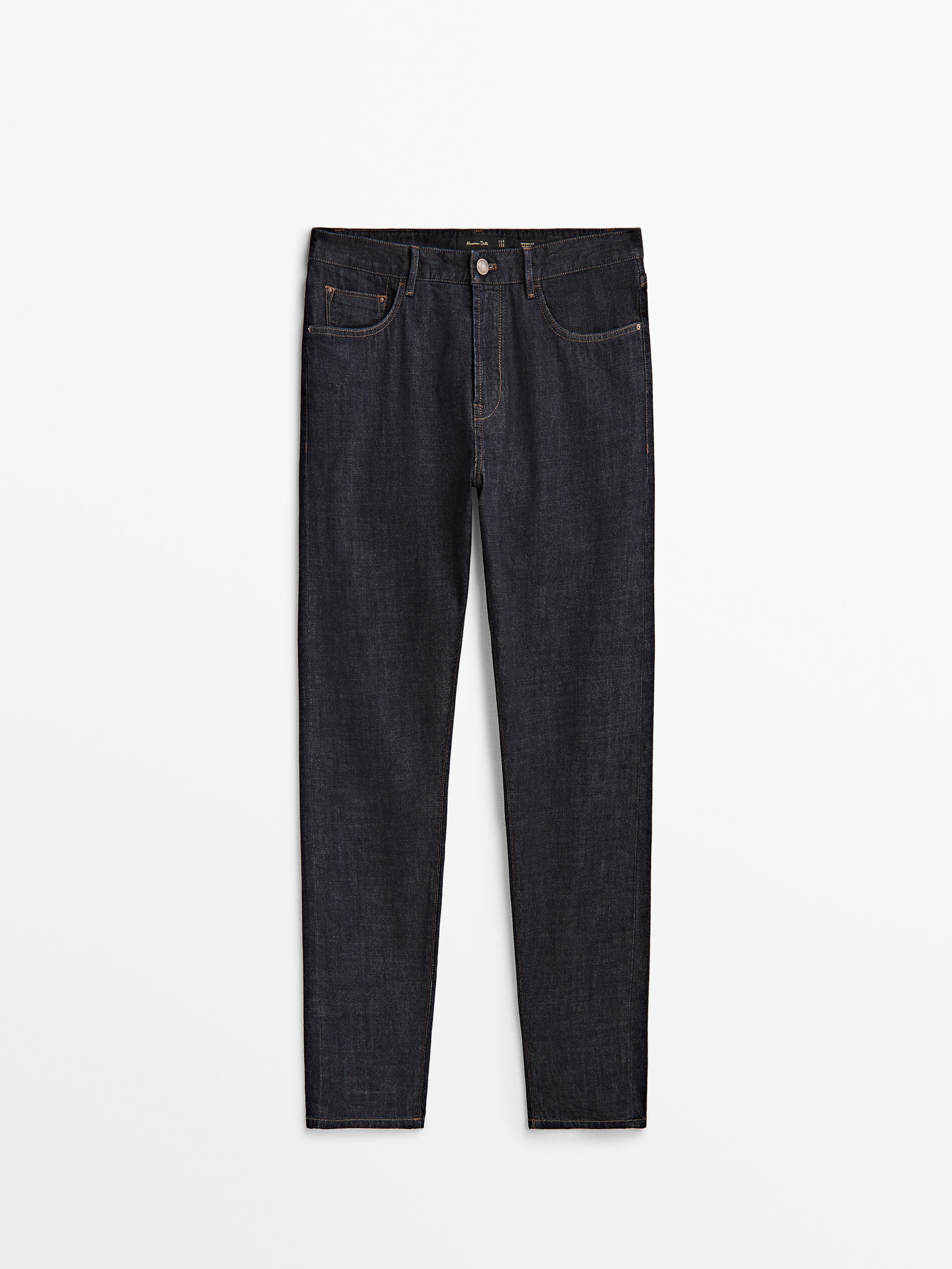 Pantalón vaquero selvedge tapered fit - INDIGO