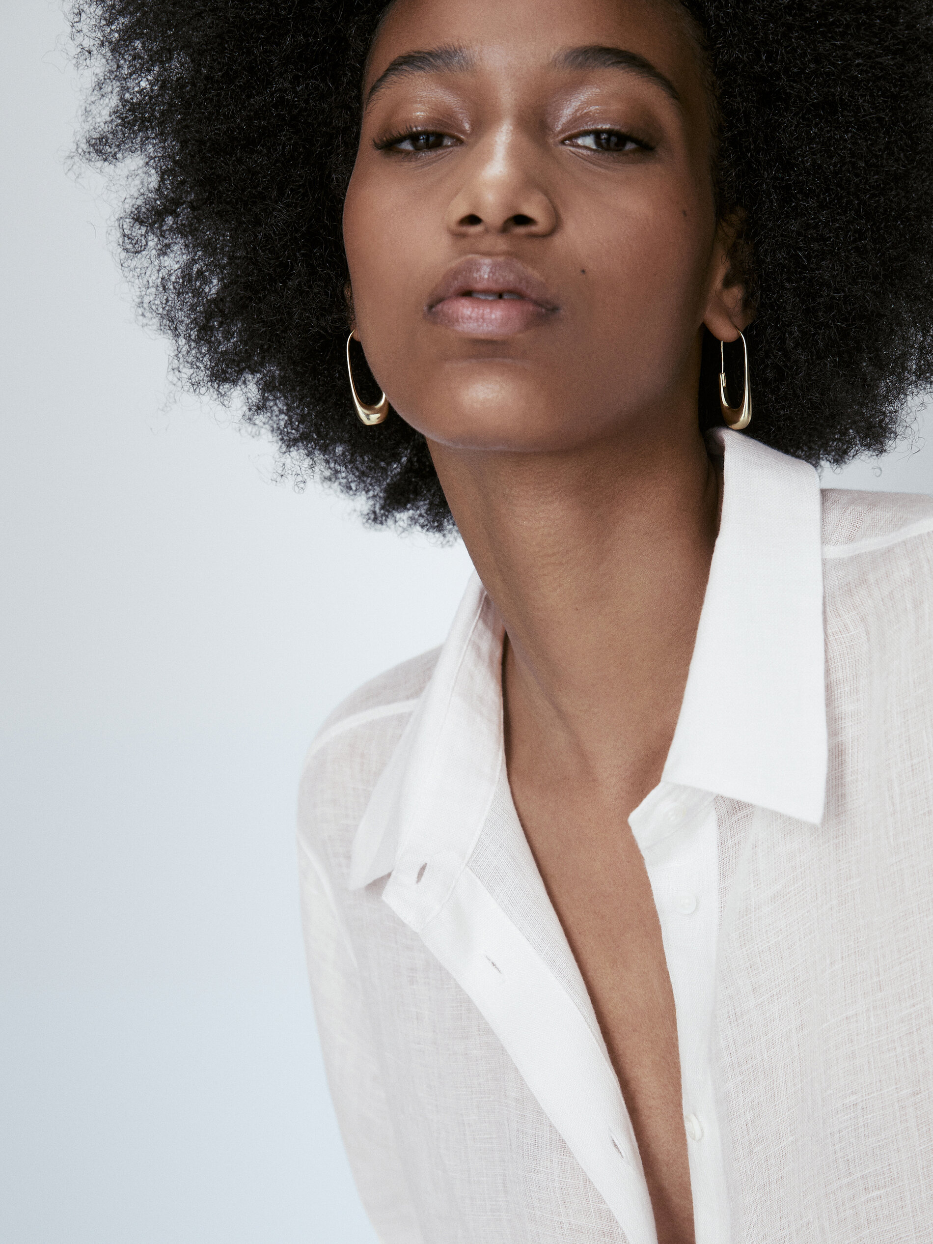 Blusón 100% lino - BLANCO