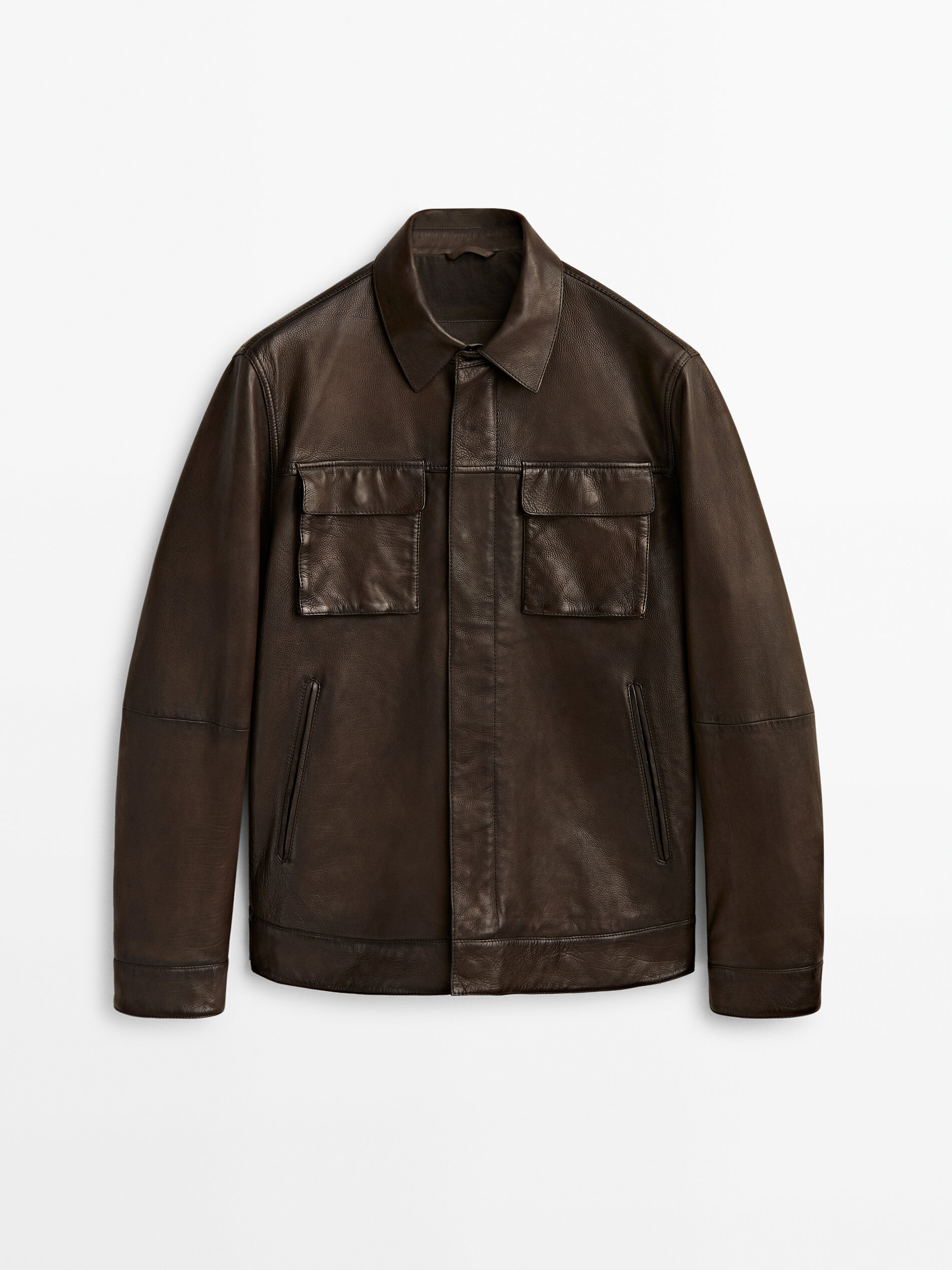 Chaqueta piel abatanada bolsillos - Lavado