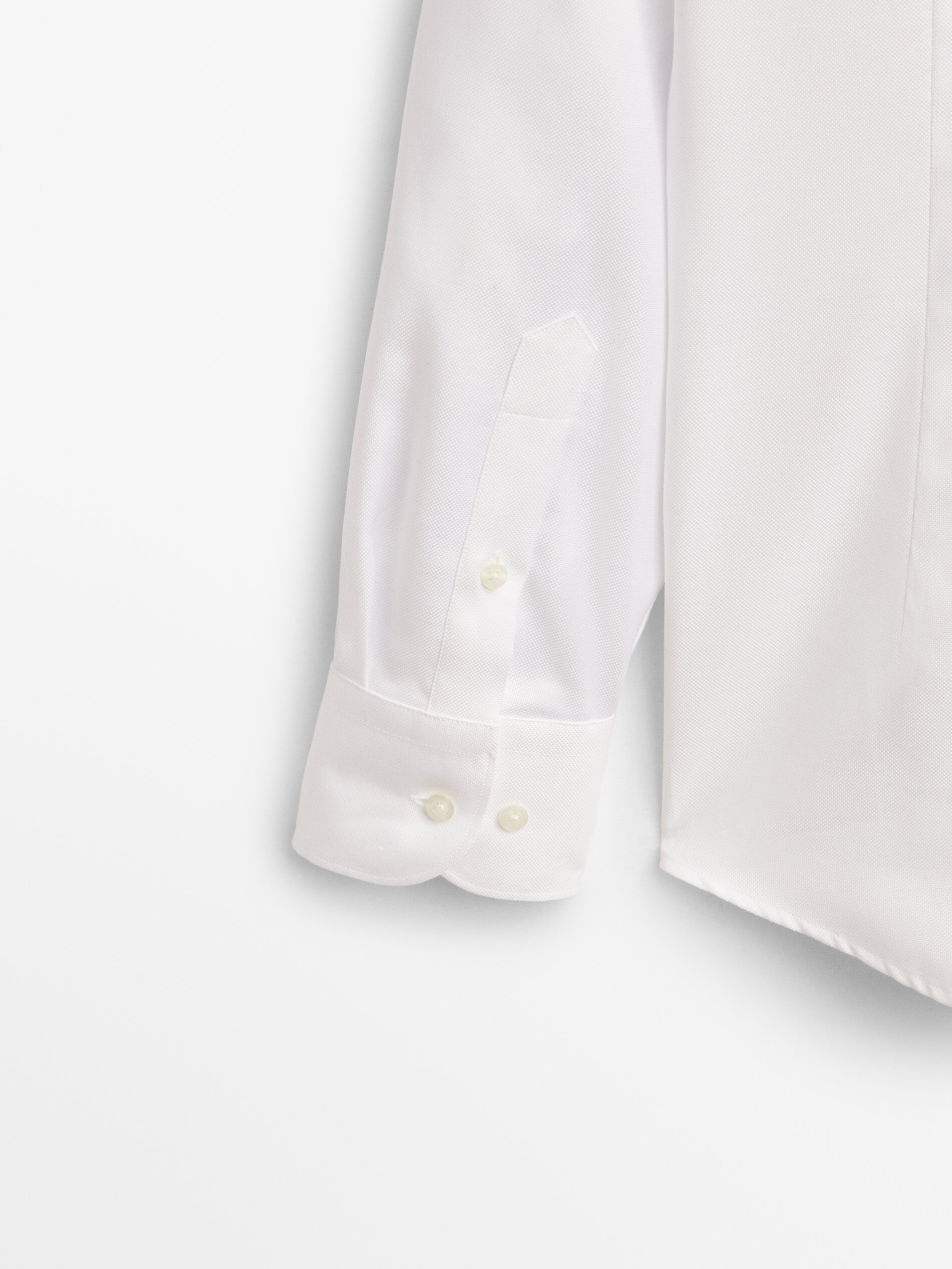 Camisa estructura easy iron slim fit - BLANCO