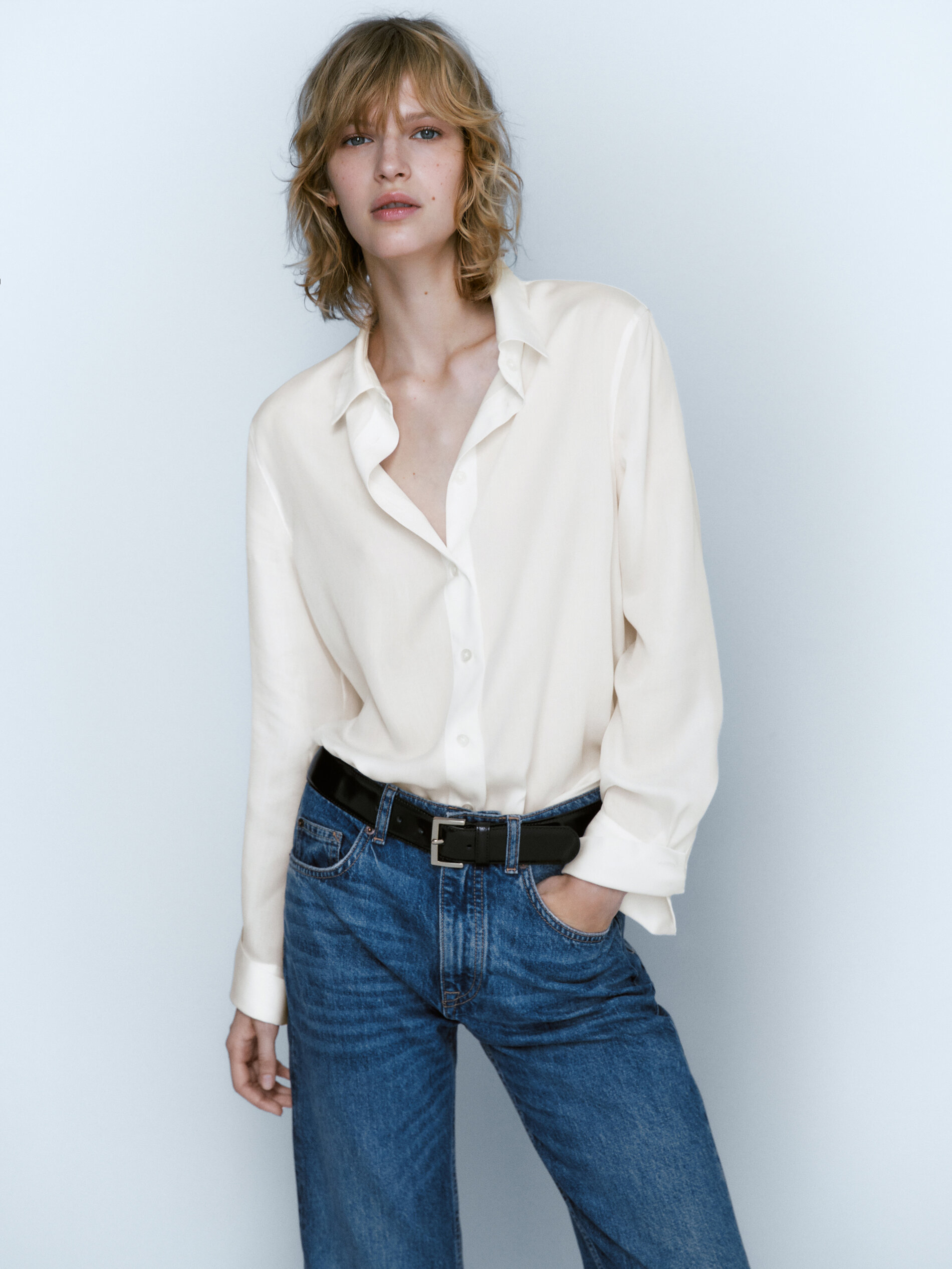 Camisa fluida - CRUDO