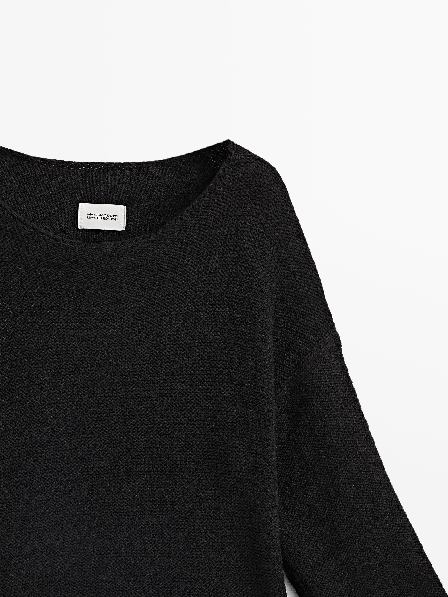 Jersey punto manga ancha Limited edition - NEGRO