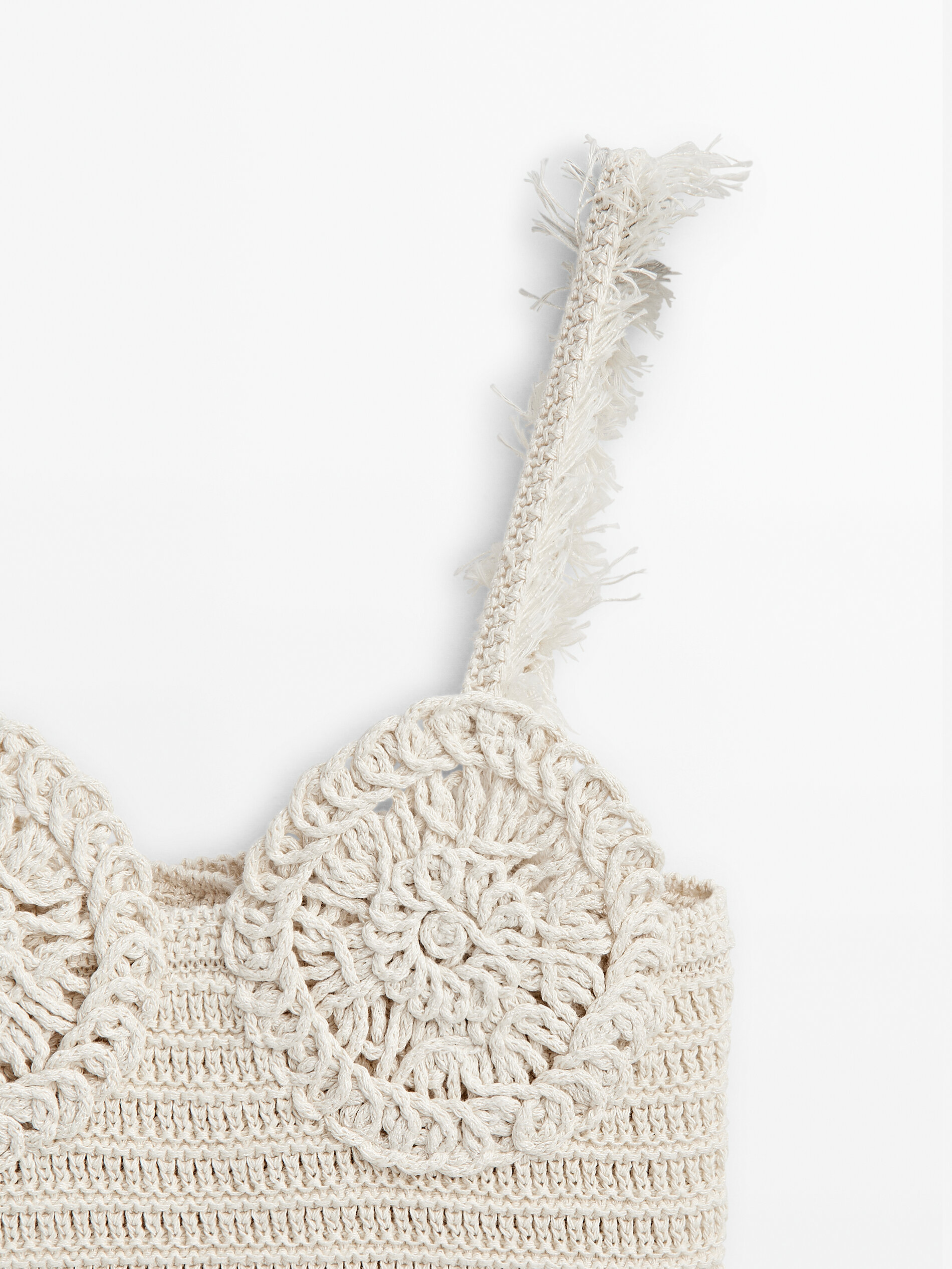 Top punto crochet -Studio - BEIGE