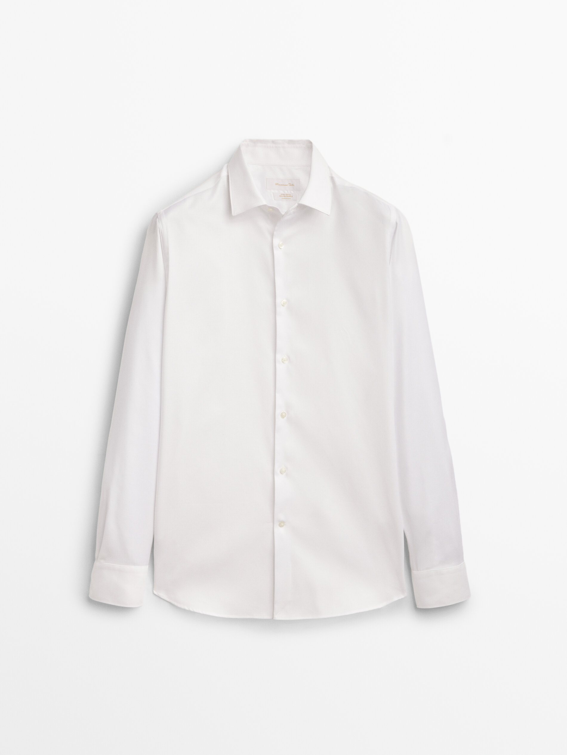 Camisa estructura easy iron slim fit - BLANCO