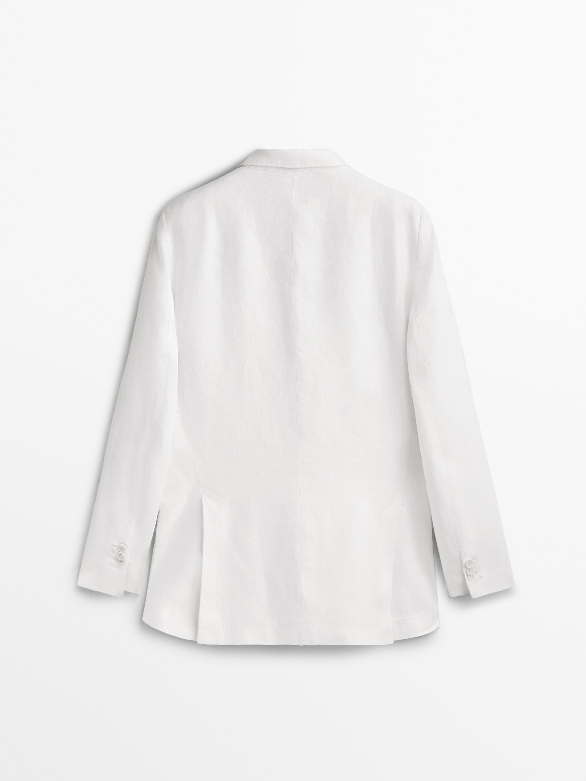 Americana traje 100% lino - BLANCO