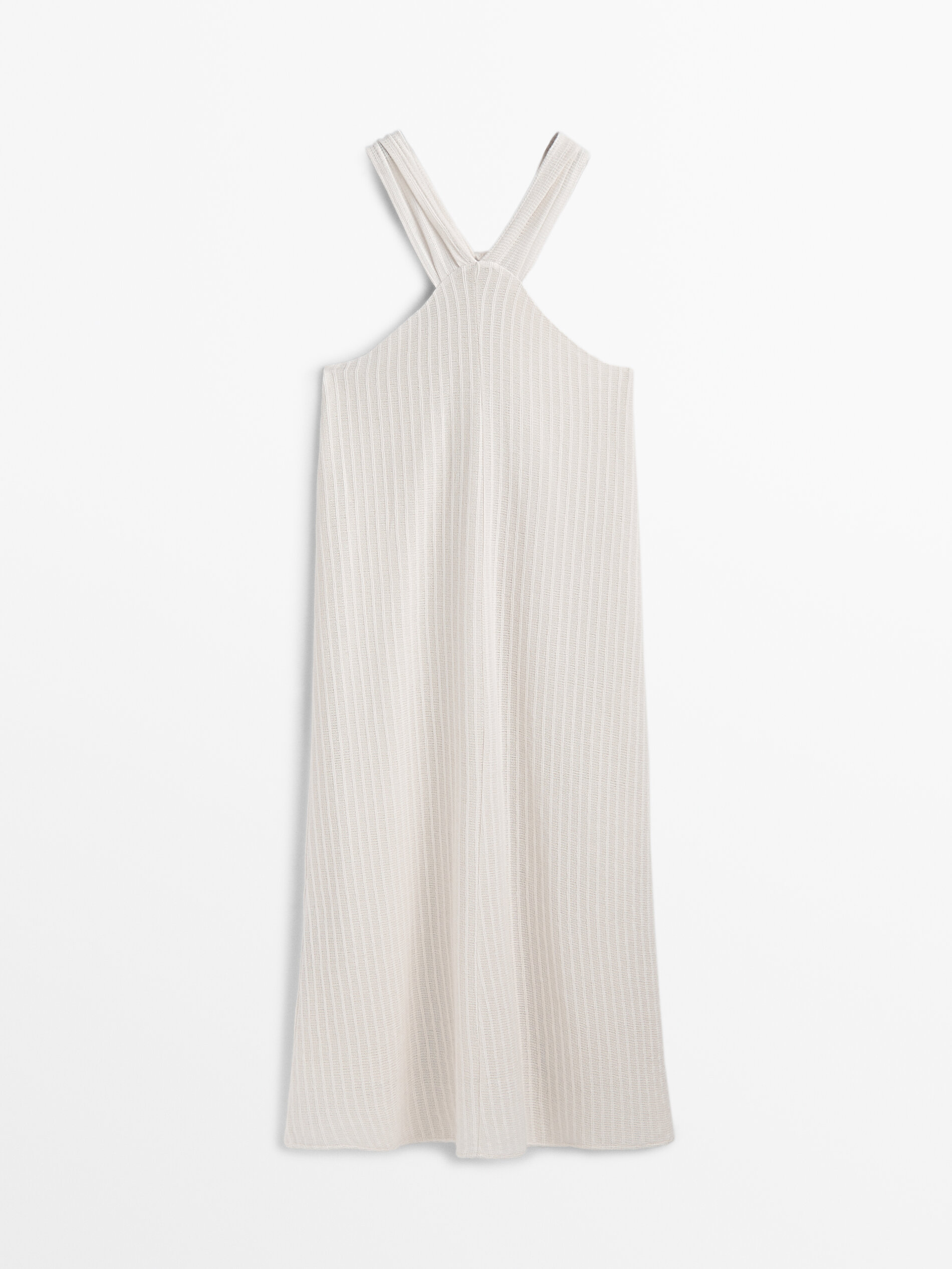 Vestido estructura tirante cruzado - CRUDO