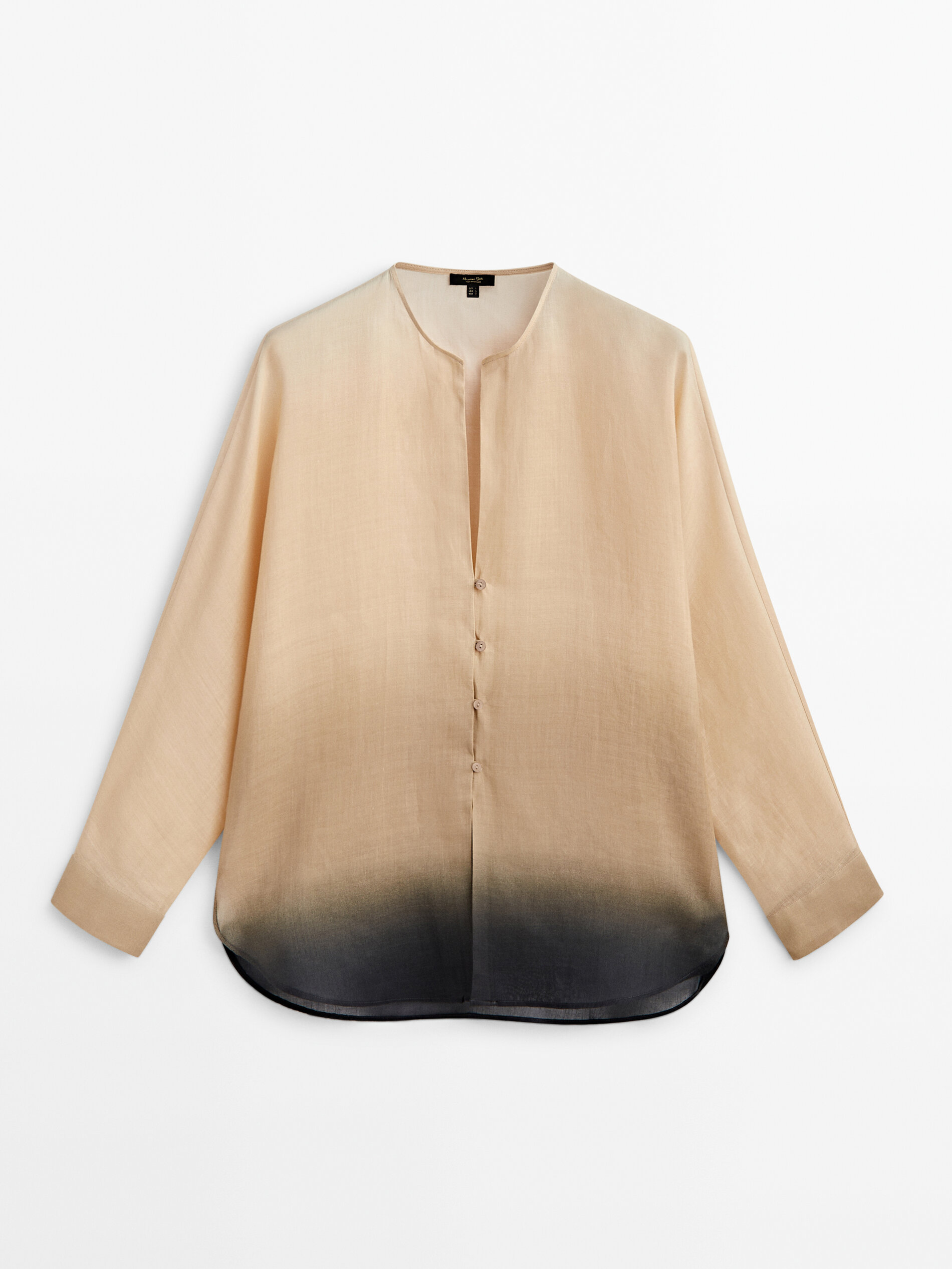 Camisa ramio degradado - CRUDO