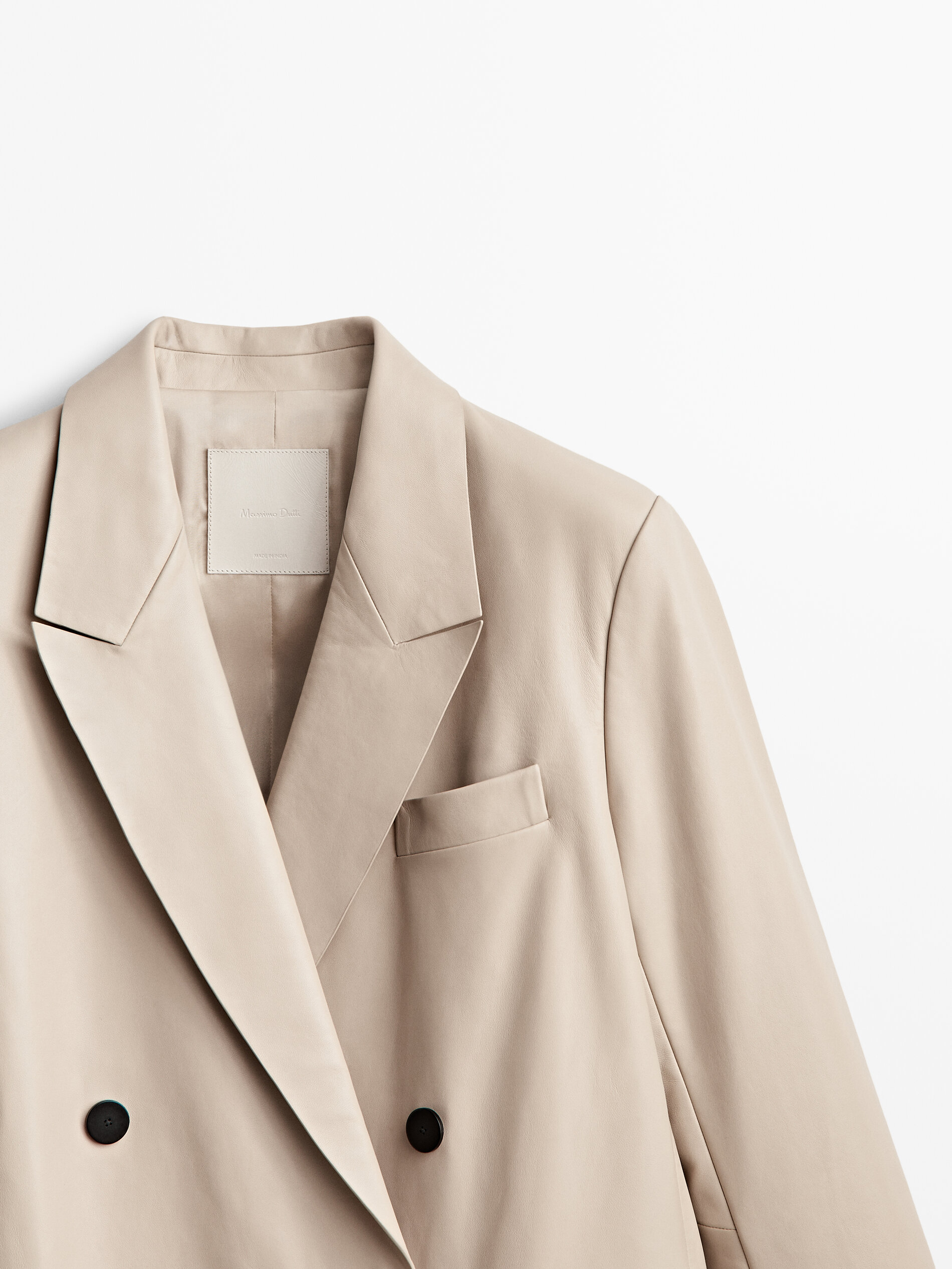 Americana cruzada piel napa - ARENA