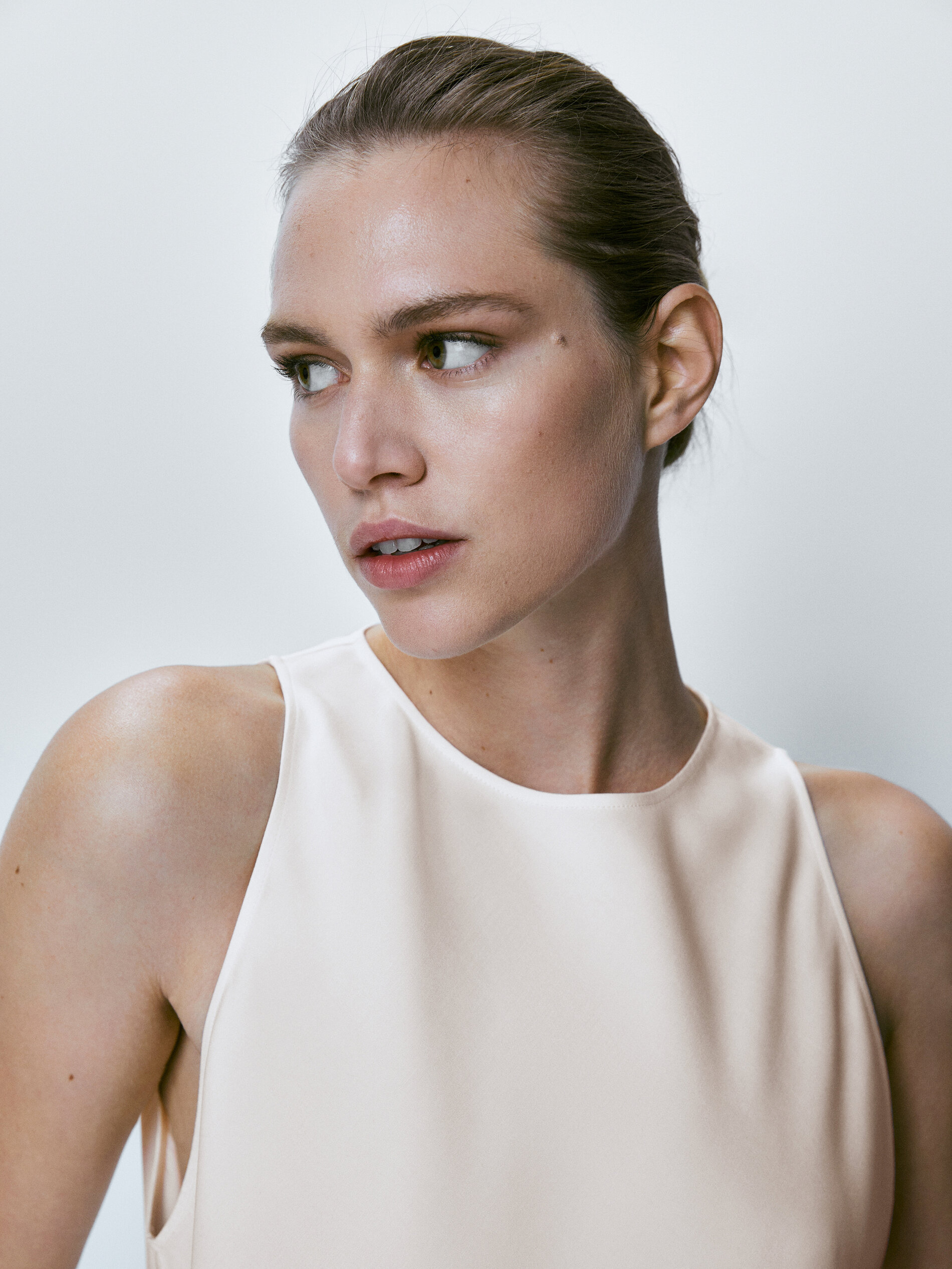 Top halter fluido - CRUDO