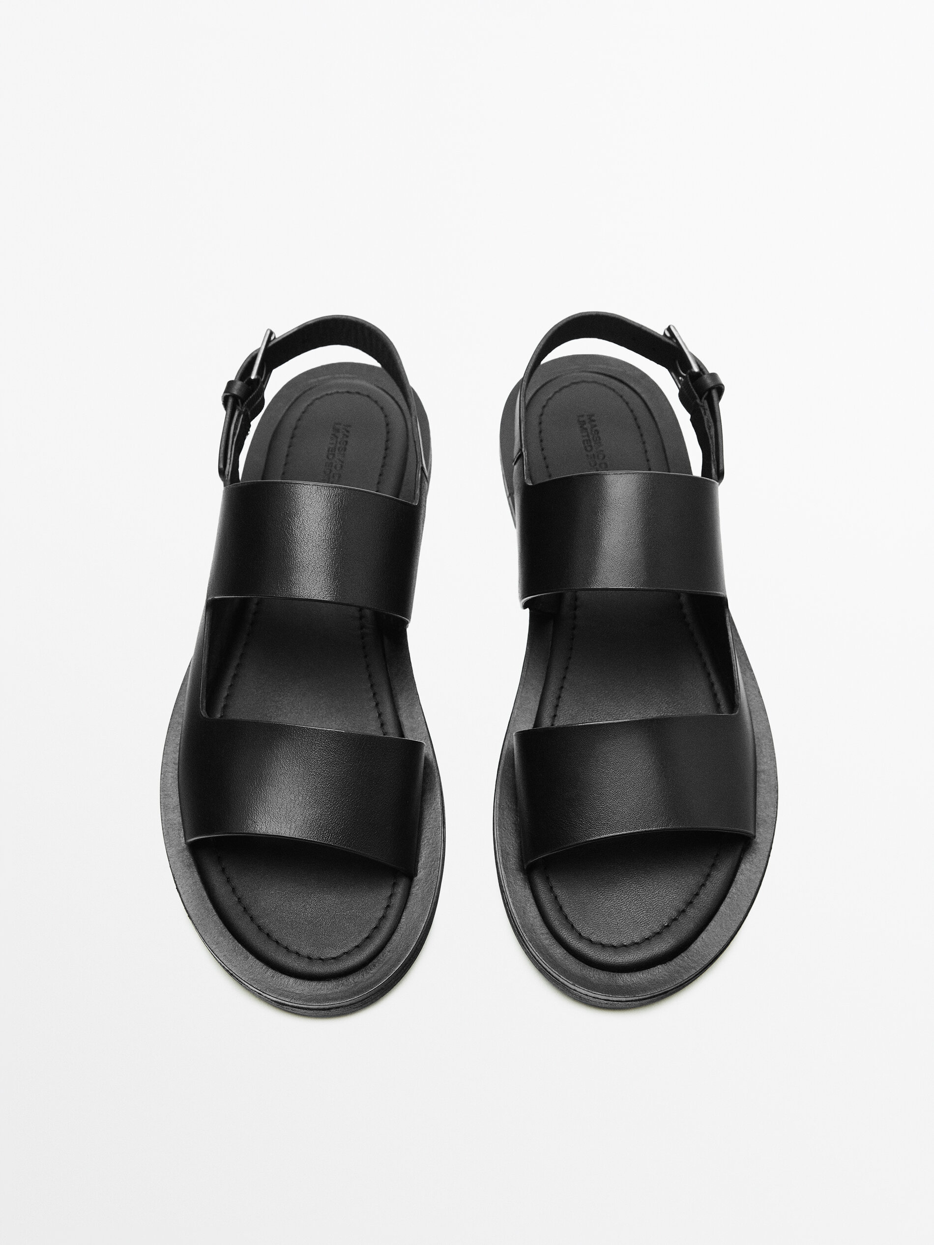 Sandalia piel negra - Limited Edition - NEGRO