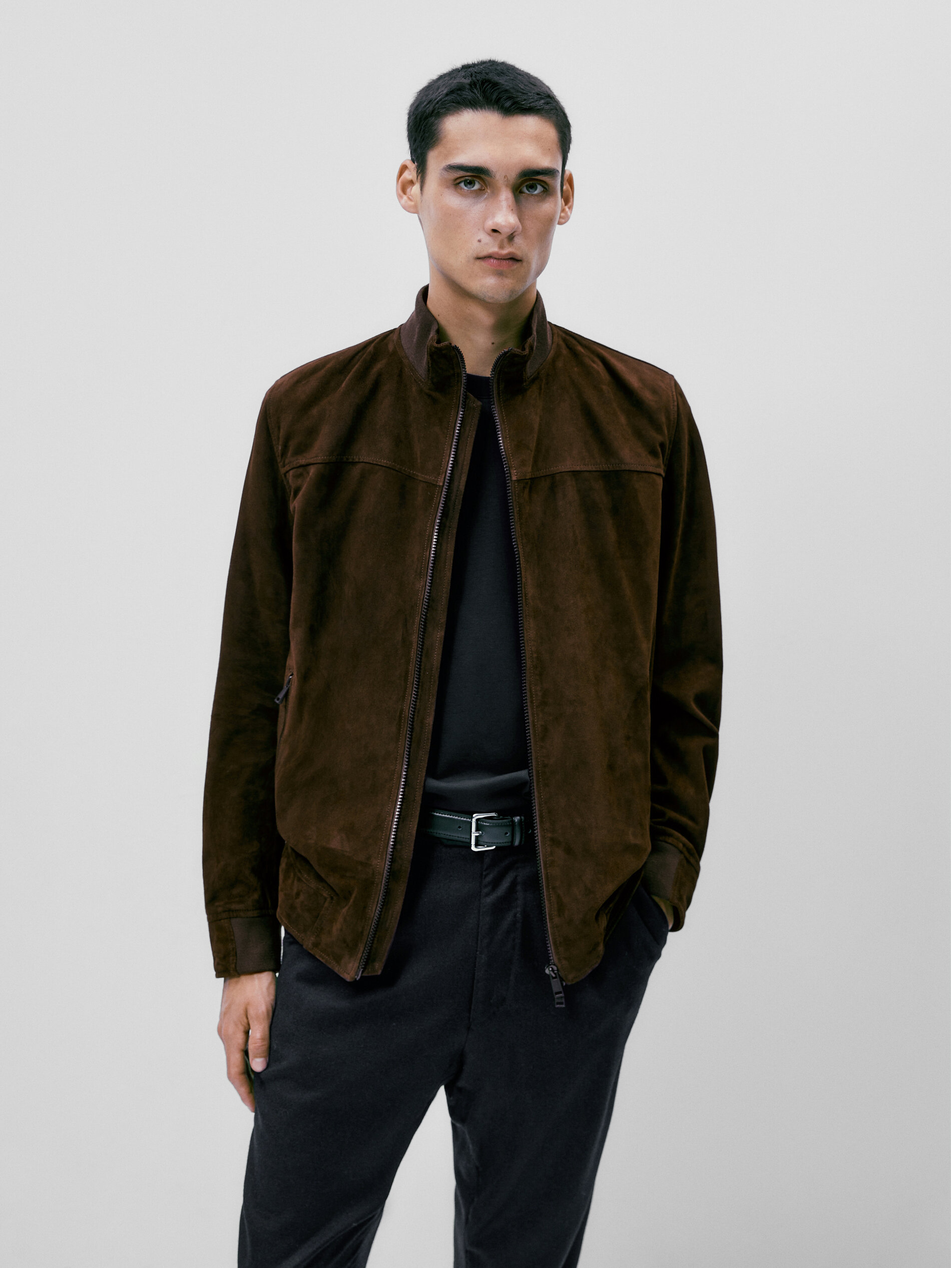 Cazadora ante marrón - Chocolate