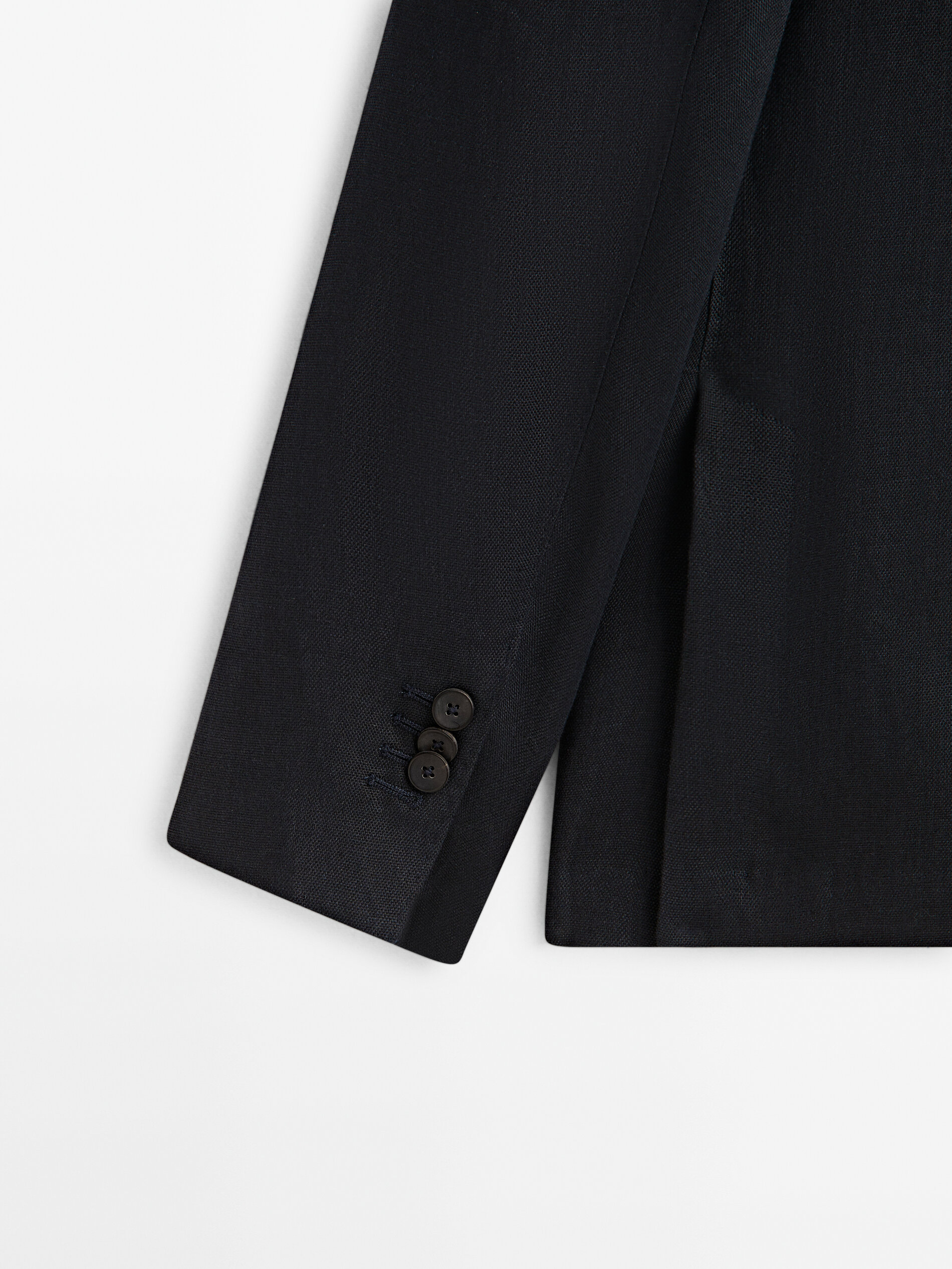 Americana traje lino estructura Limited edition - AZUL MARINO