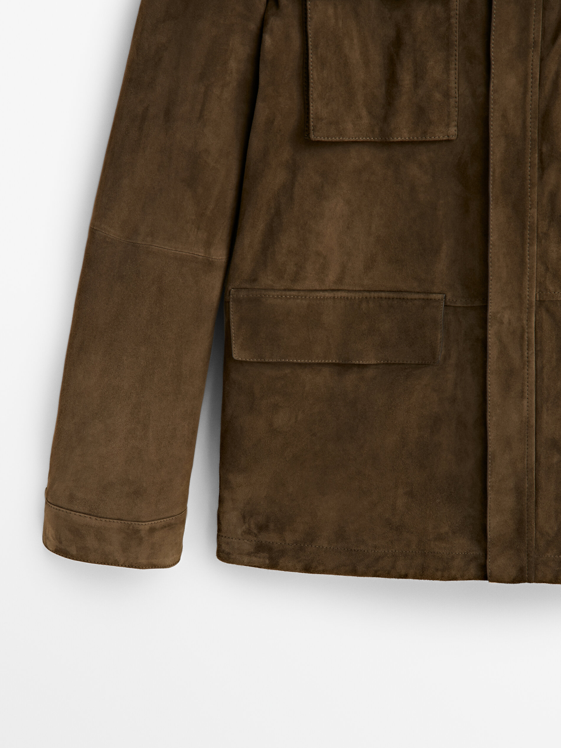 Chaqueta ante bolsillos - CAREY