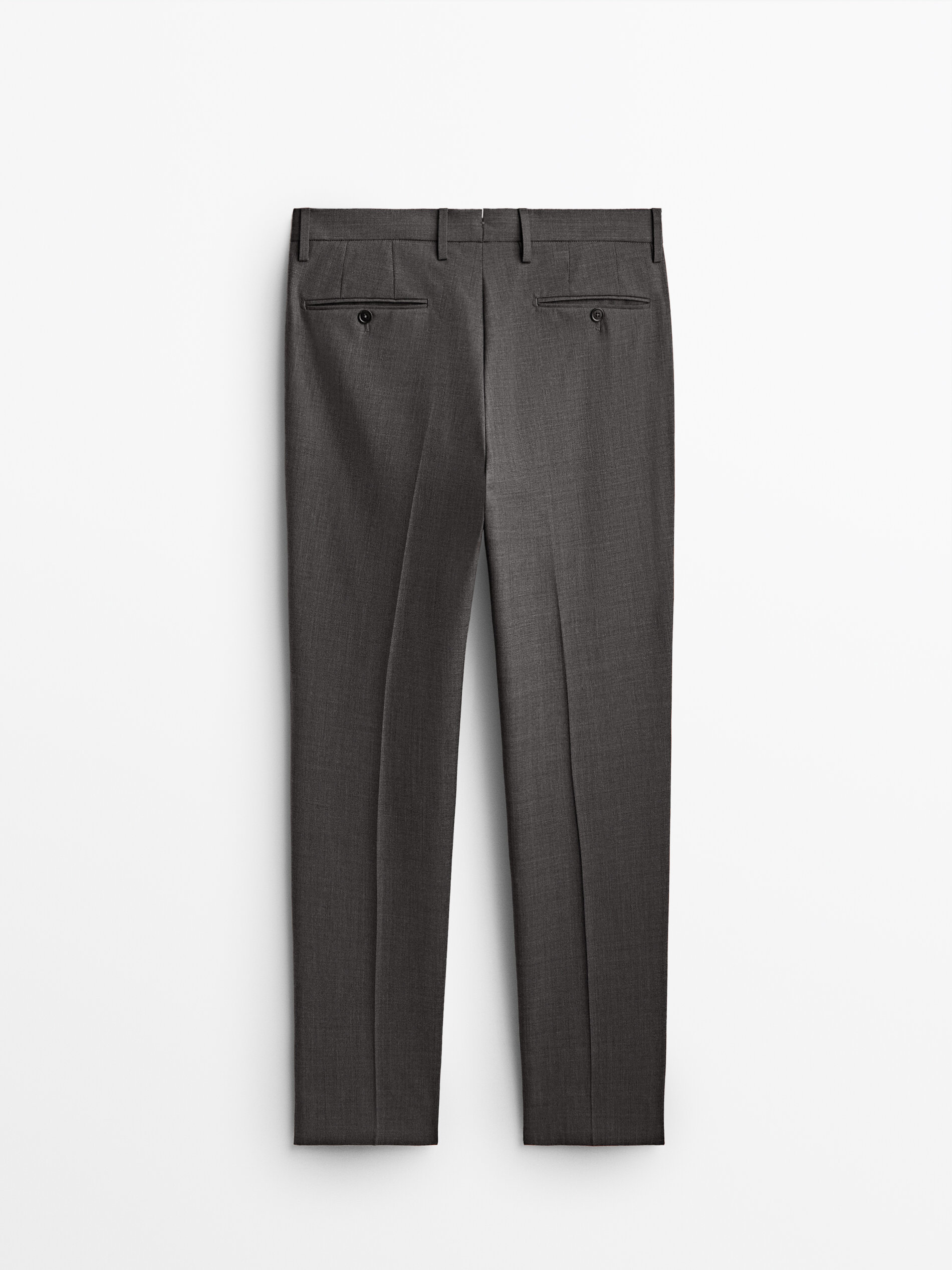 Pantalón traje gris lana bi-stretch - GRIS VIGORÉ