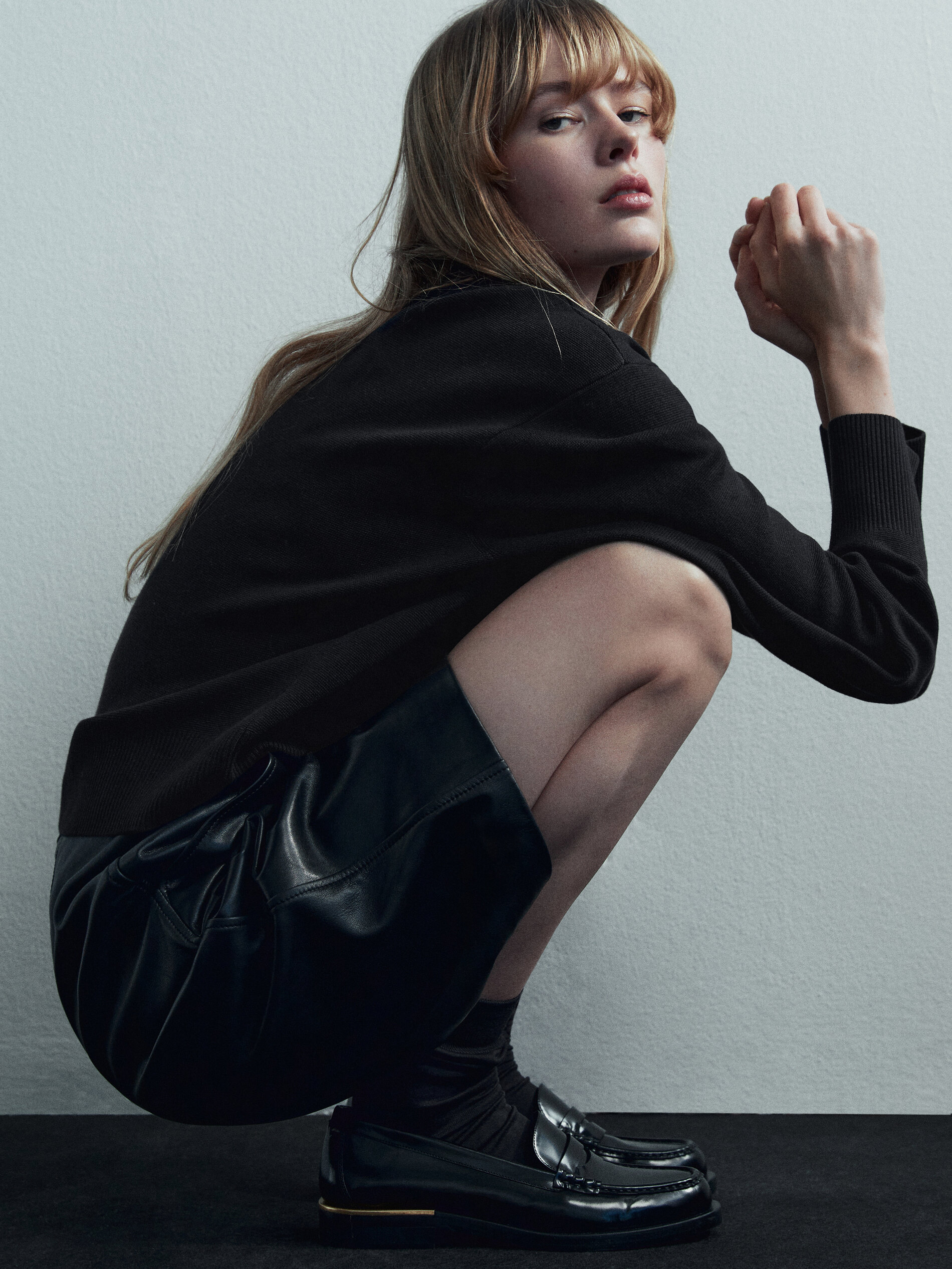 Cárdigan de punto con botones y bolsillos - MARINO OSCURO