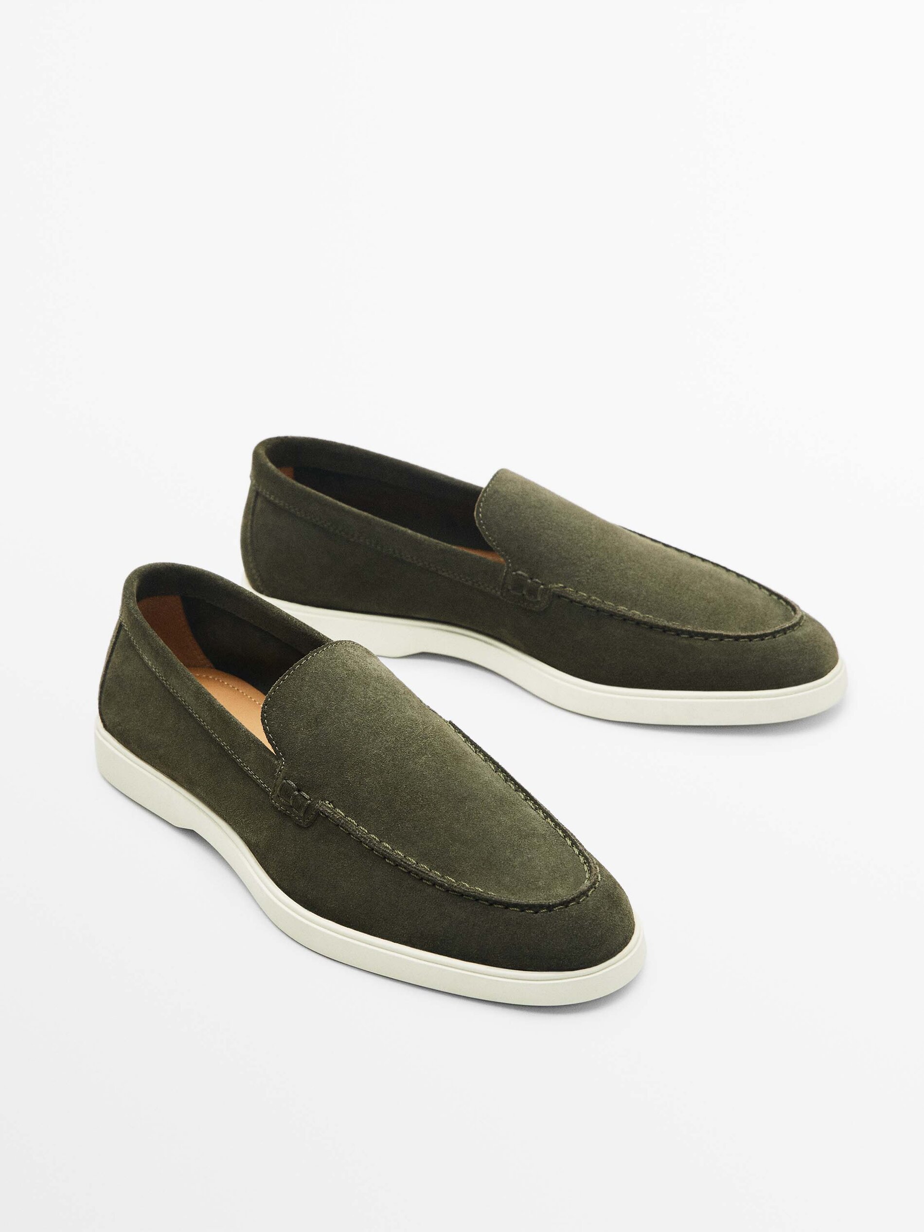 MOCASÍN PIEL SERRAJE - KAKI