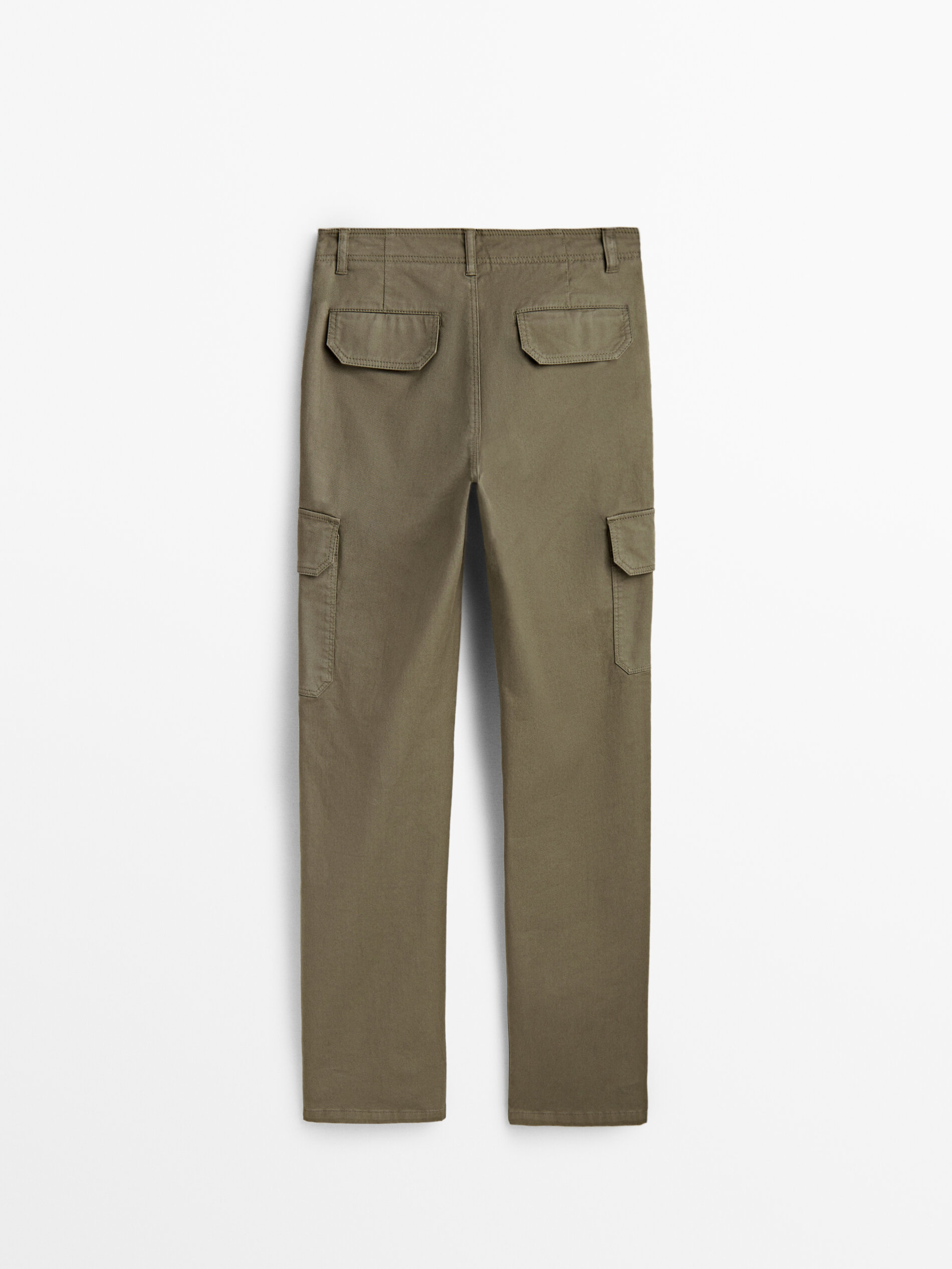 Pantalón cargo mezcla algodón - KAKI