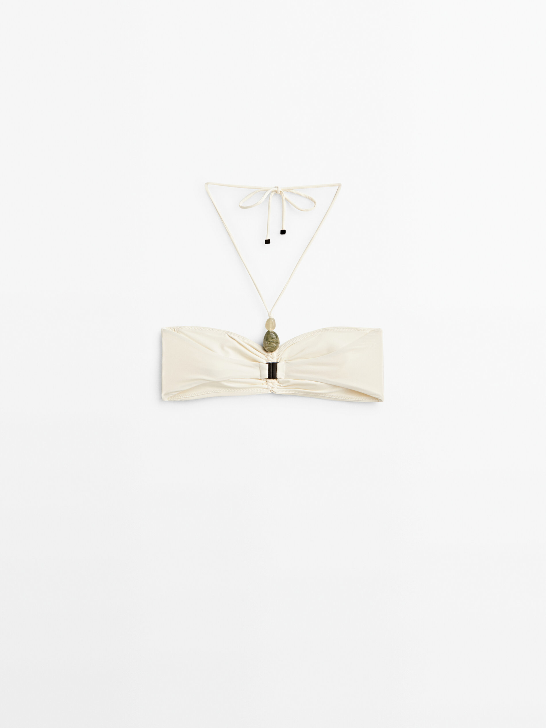 Top bikini detalle piedra - CRUDO